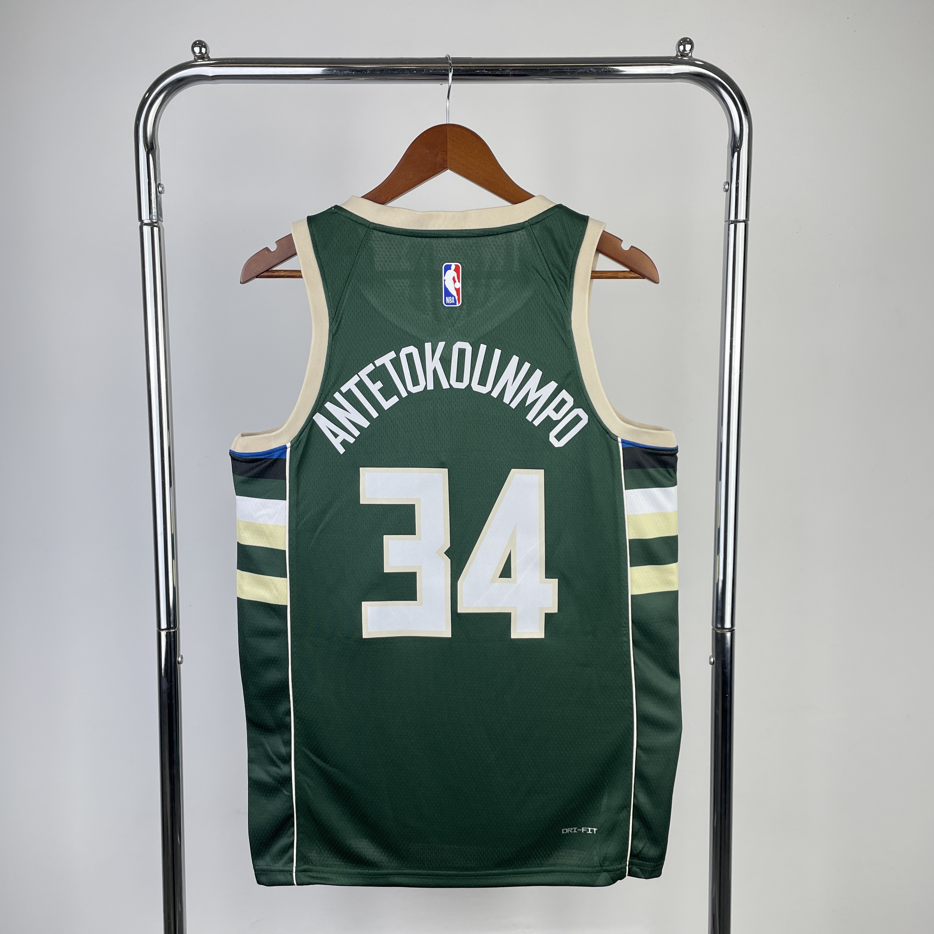23 Season Milwaukee Bucks Away Version  No.34