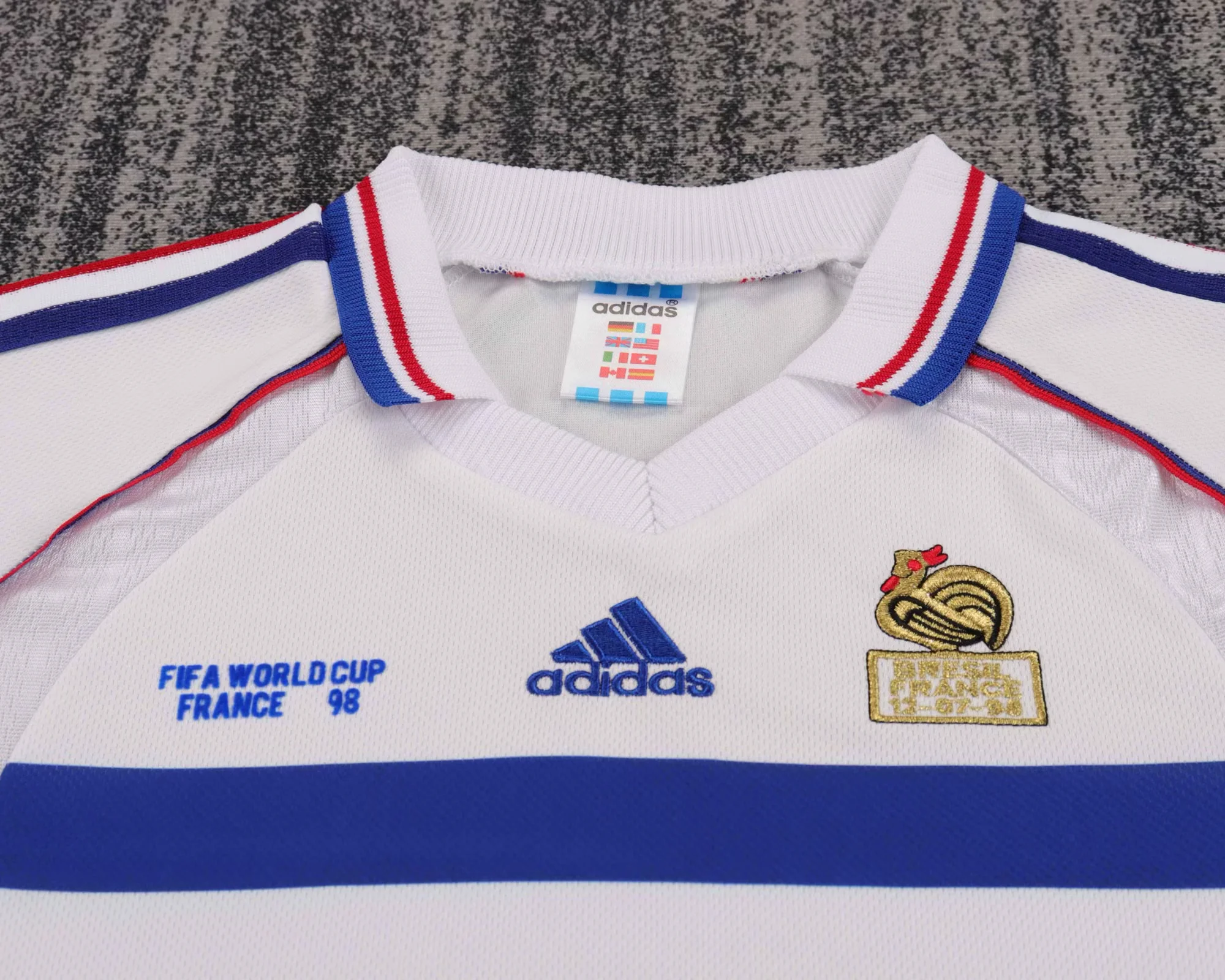 Kids Retro Kit France 1998 Away