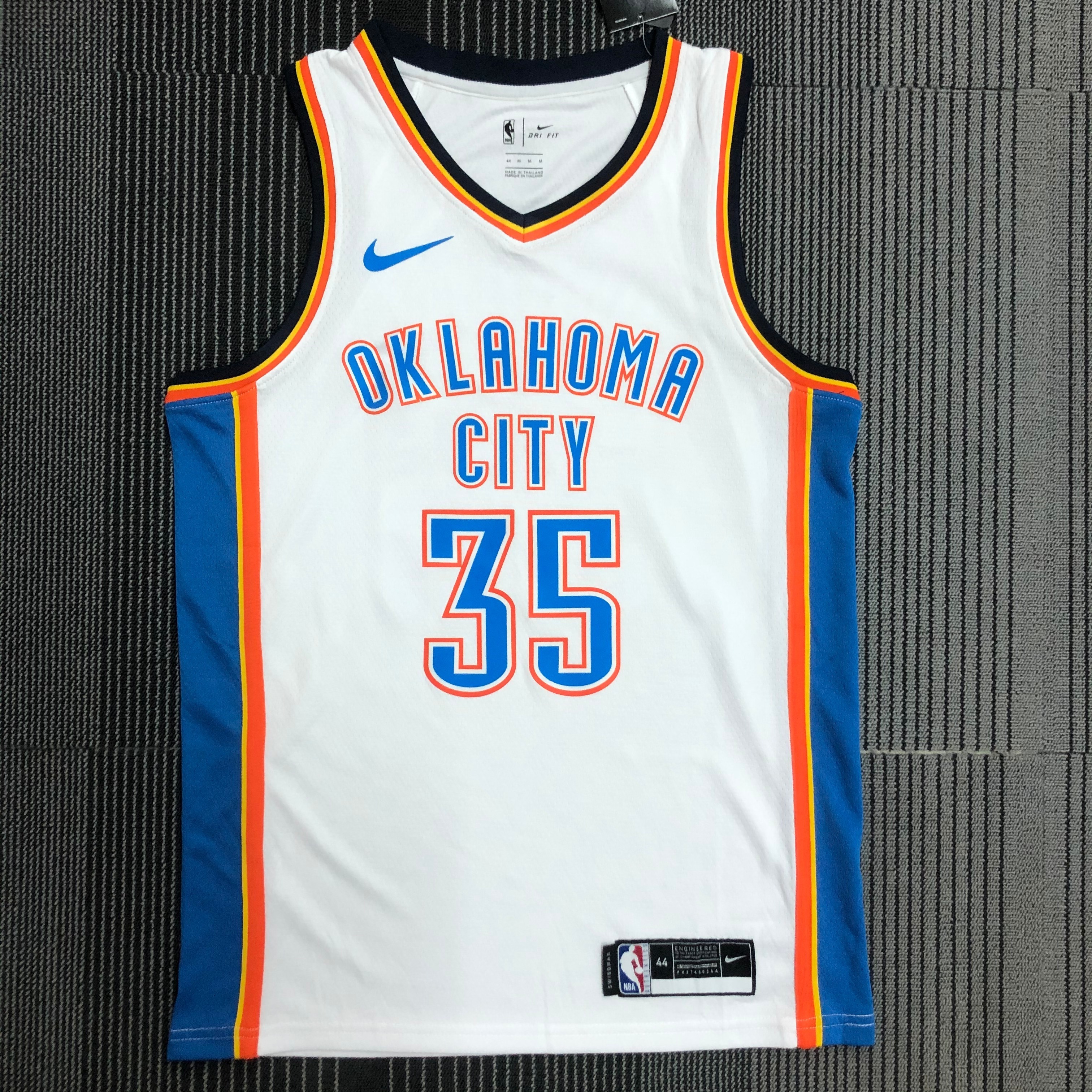 Oklahoma City Thunder White  No.35 Durant
