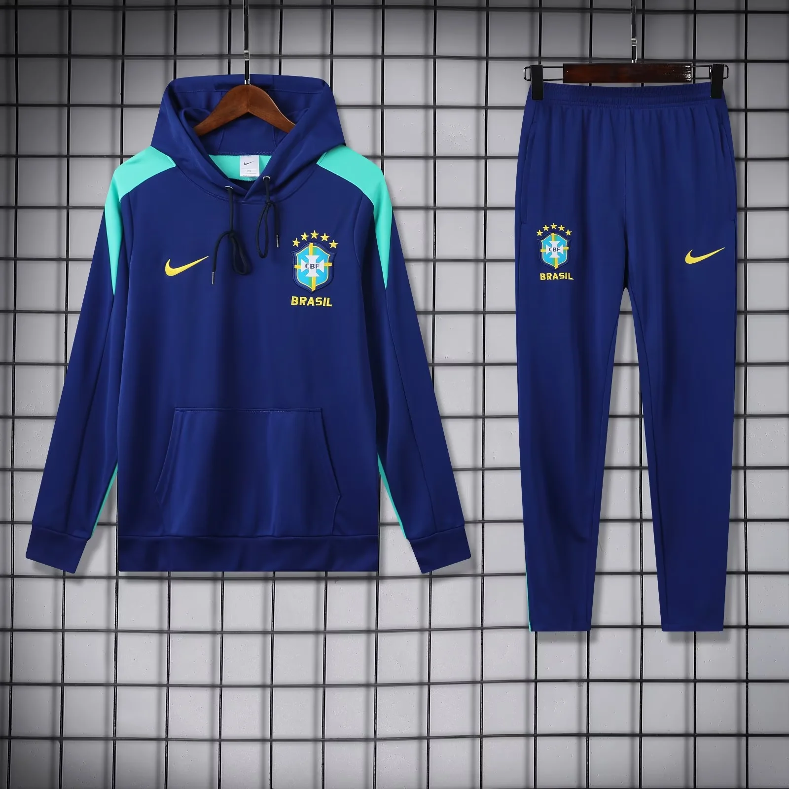 Hooded long-sleeve Brasil 24/25 Training suit