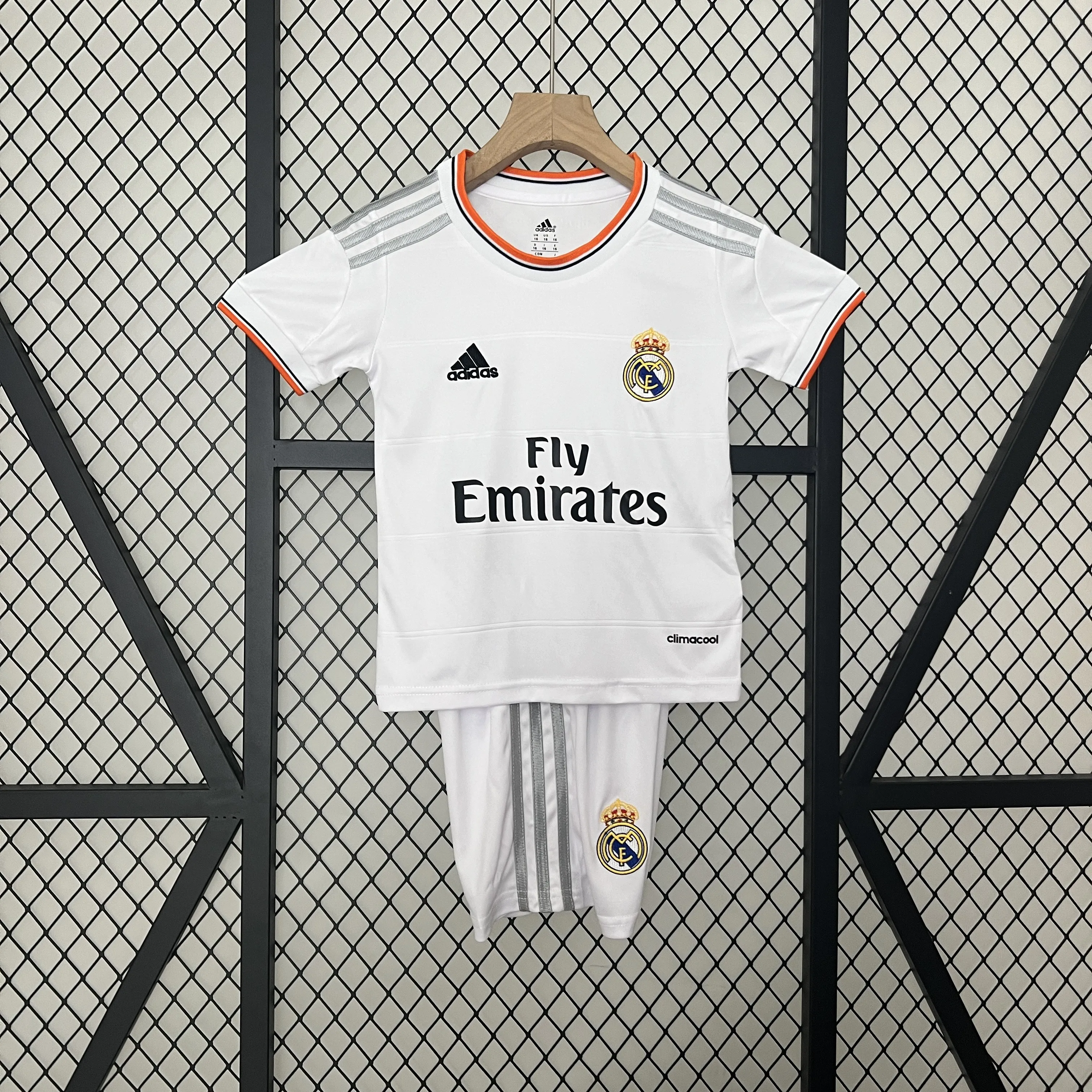 Kids Kit Real Mαdrid 13/14 Home White