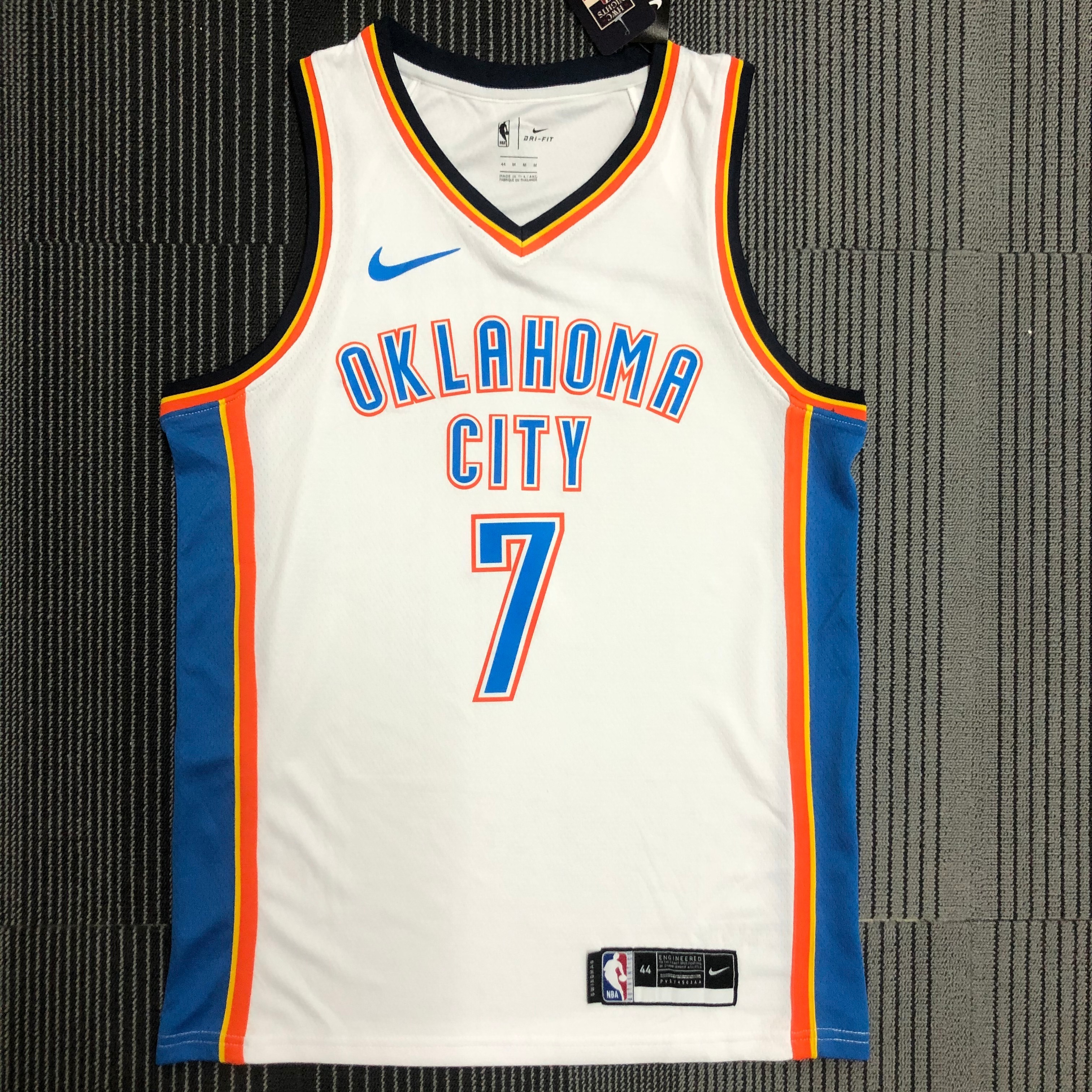 Oklahoma City Thunder White  No.7 ANTHONY