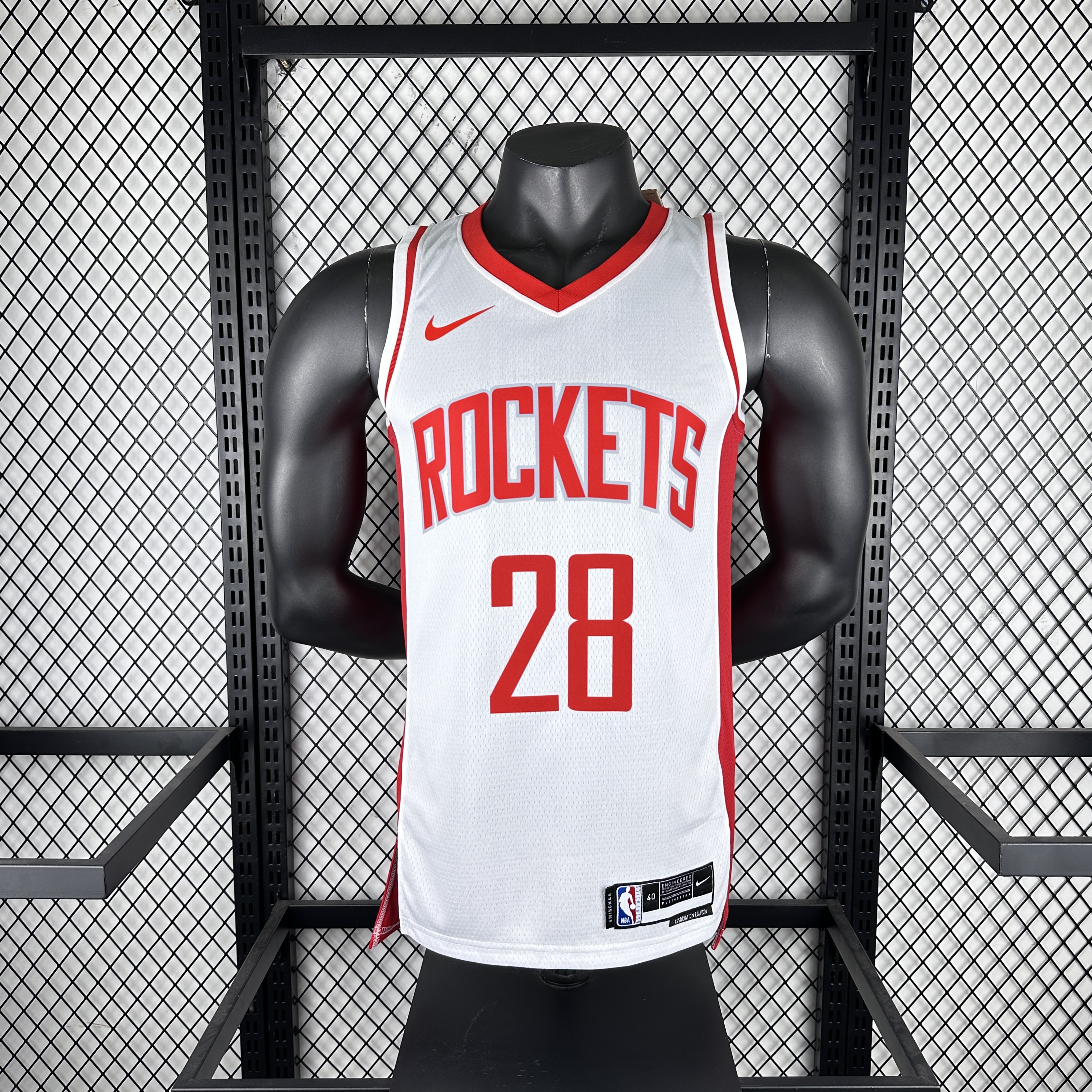 23 Season Rockets Home White #28 SENGUN