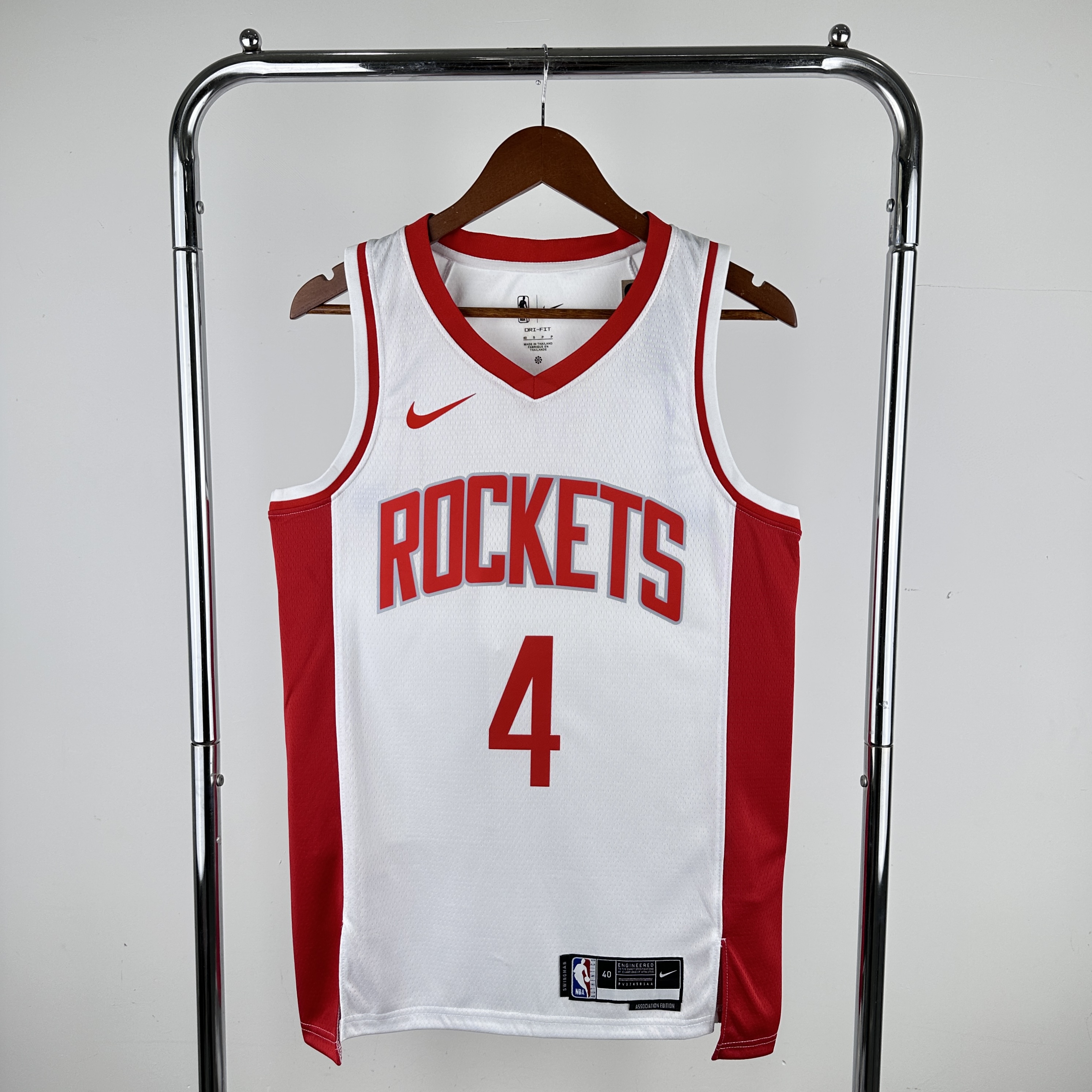 23 Season Rockets Home White #4 Green