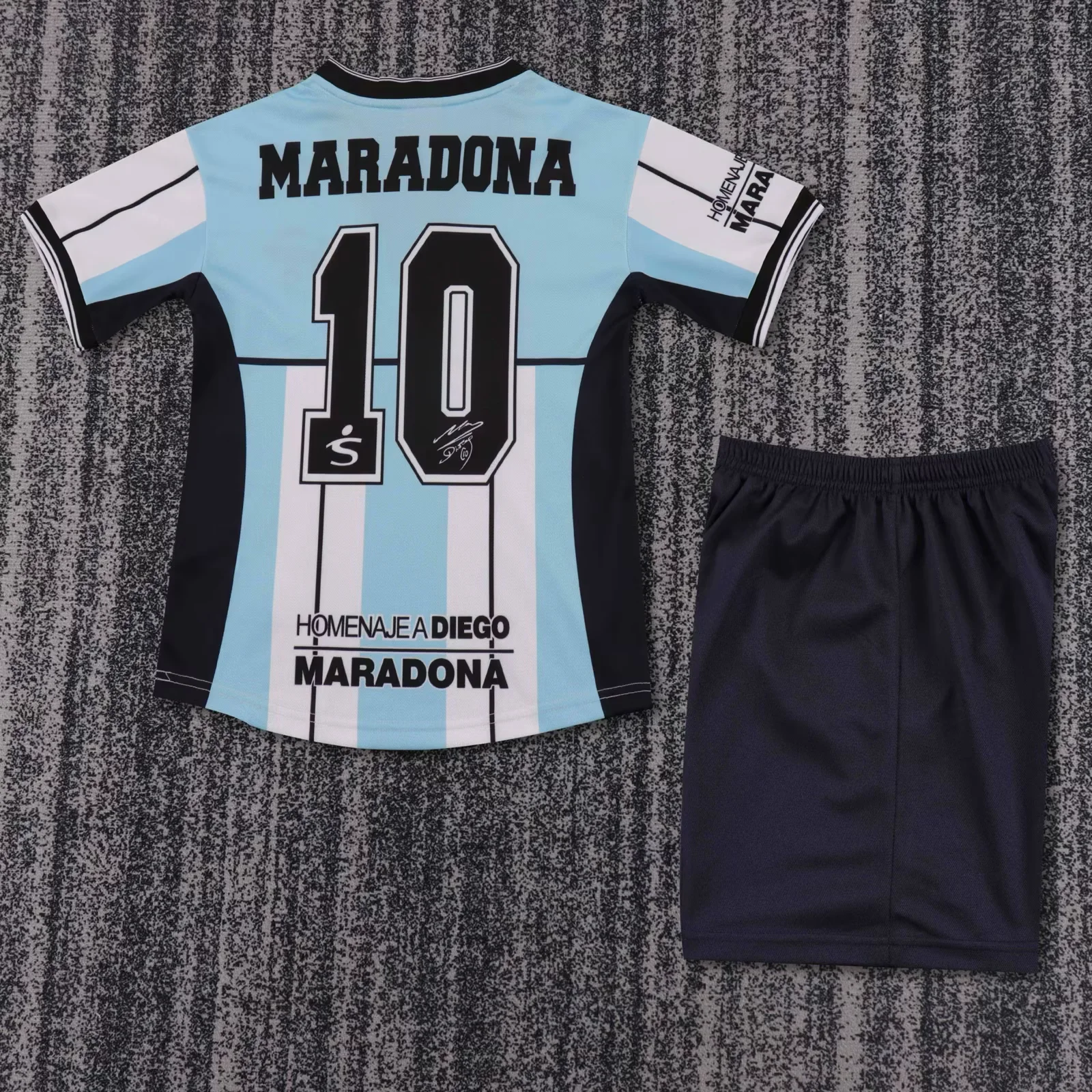 Kids Retro Kit Argentina 2001 Maradona Memorial Edition