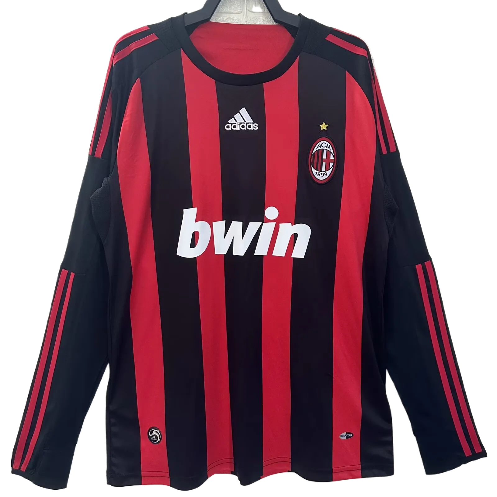 Retro 08/09 AC Milan Home Long Sleeves
