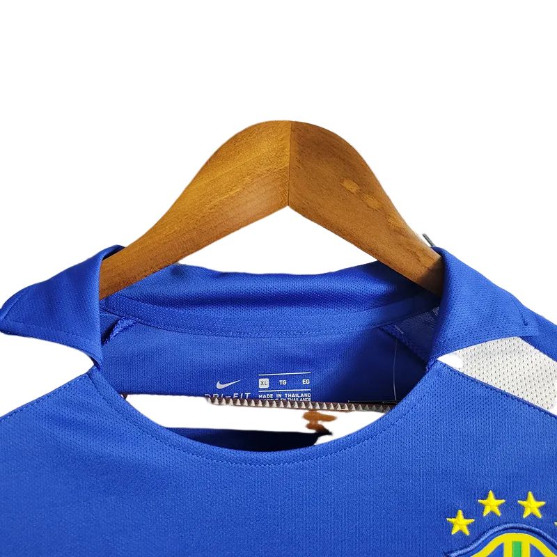 Retro  Brazil 2002 Away Blue