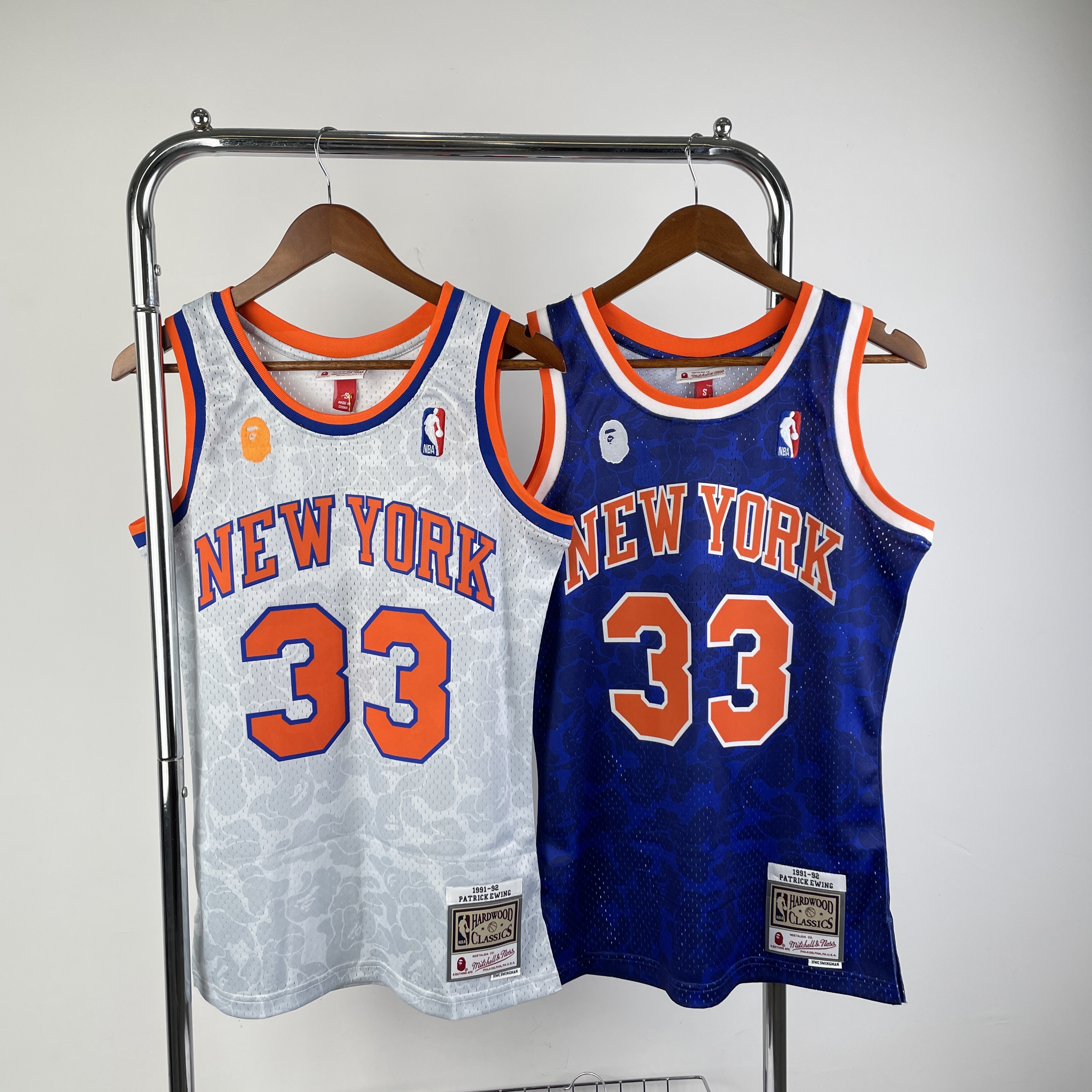 Knicks  : white No.33 S-XXL