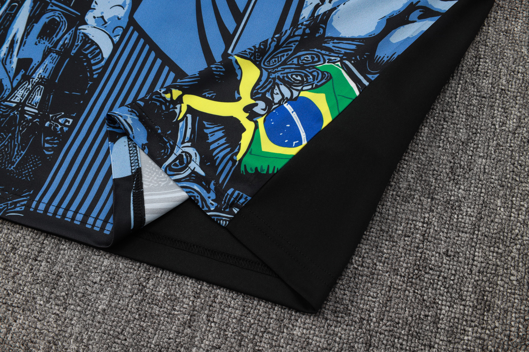 Brasil 2425 Short Sleeves Training Suit Blue S-XXL