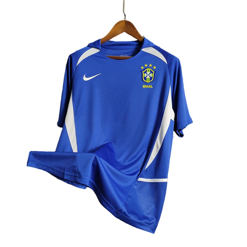Retro  Brazil 2002 Away Blue