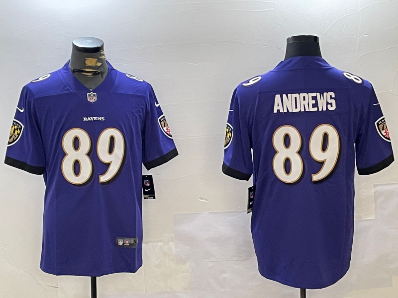 Baltimore Ravens #89 Purple