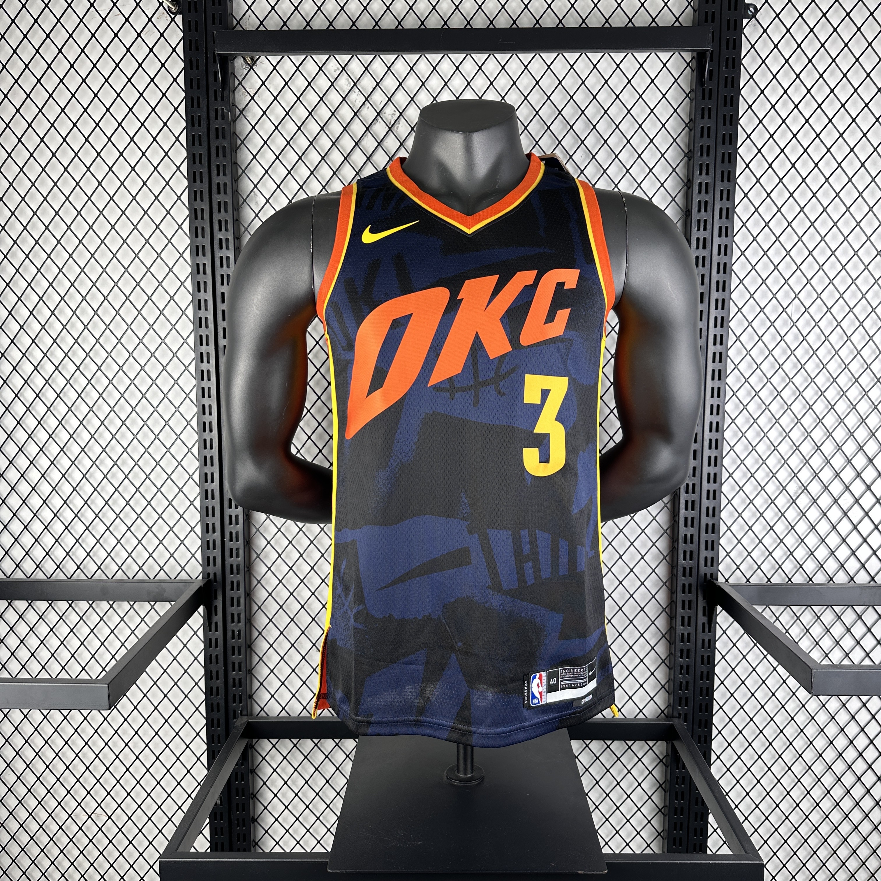 24 Season Oklahoma City Thunder City Edition #3 Giddey