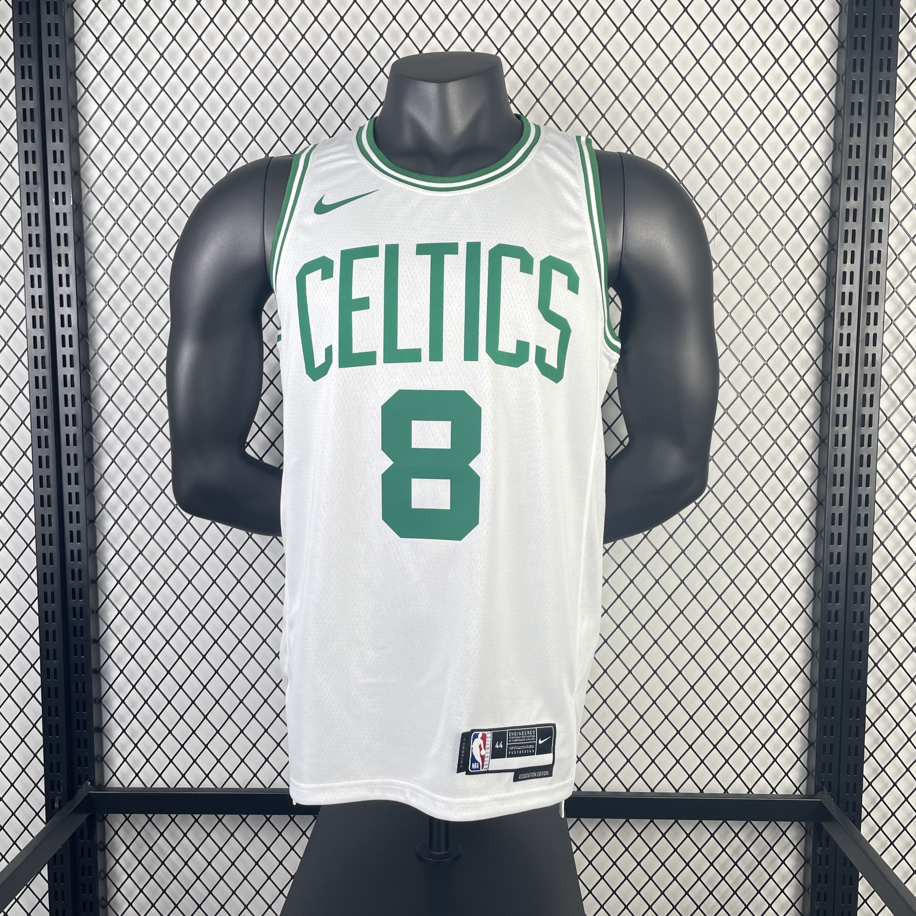 23 Season Boston Celtic White No.8 Porzingis