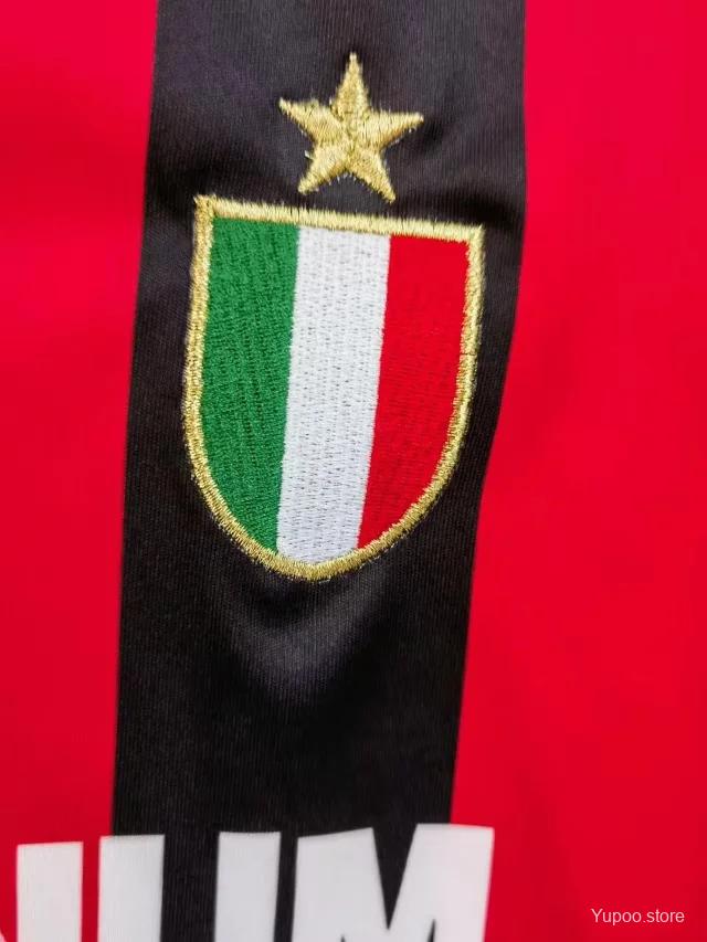 Retro  AC Milan Home Long Sleeve