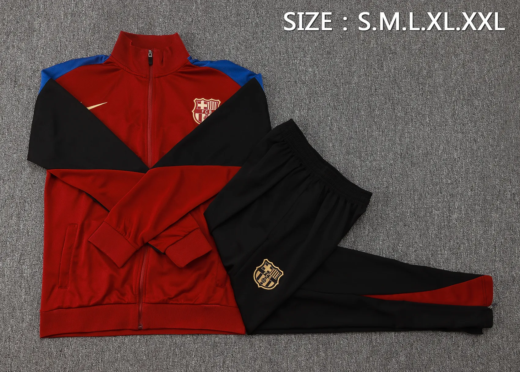 Adult/ Kids Barcelona 2425 full zipper Training Suit A758