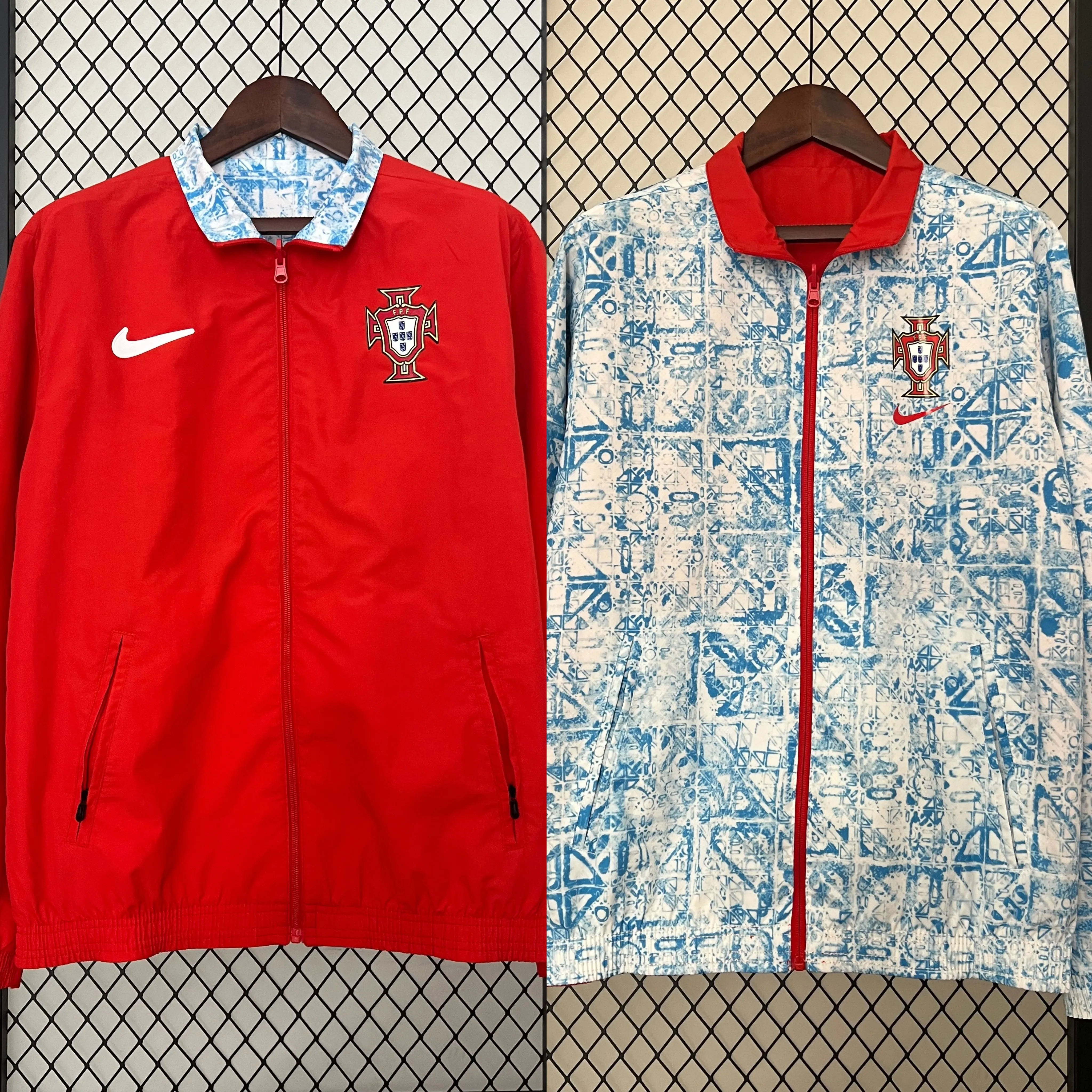 Portugal 2024 Trench Windbreaker Reversible