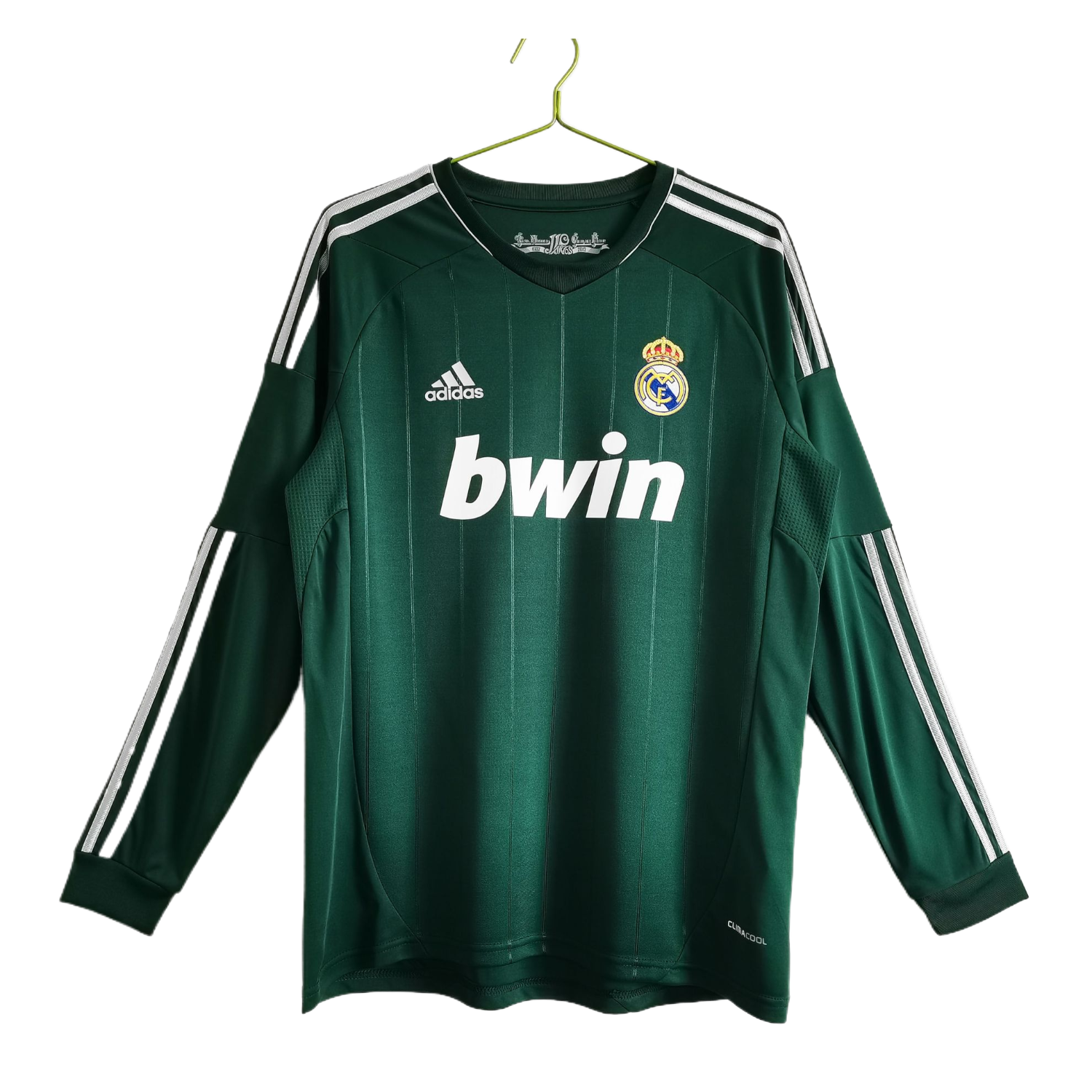 Retro  Real Mαdrid 2012/13 Third Green Long Sleeves