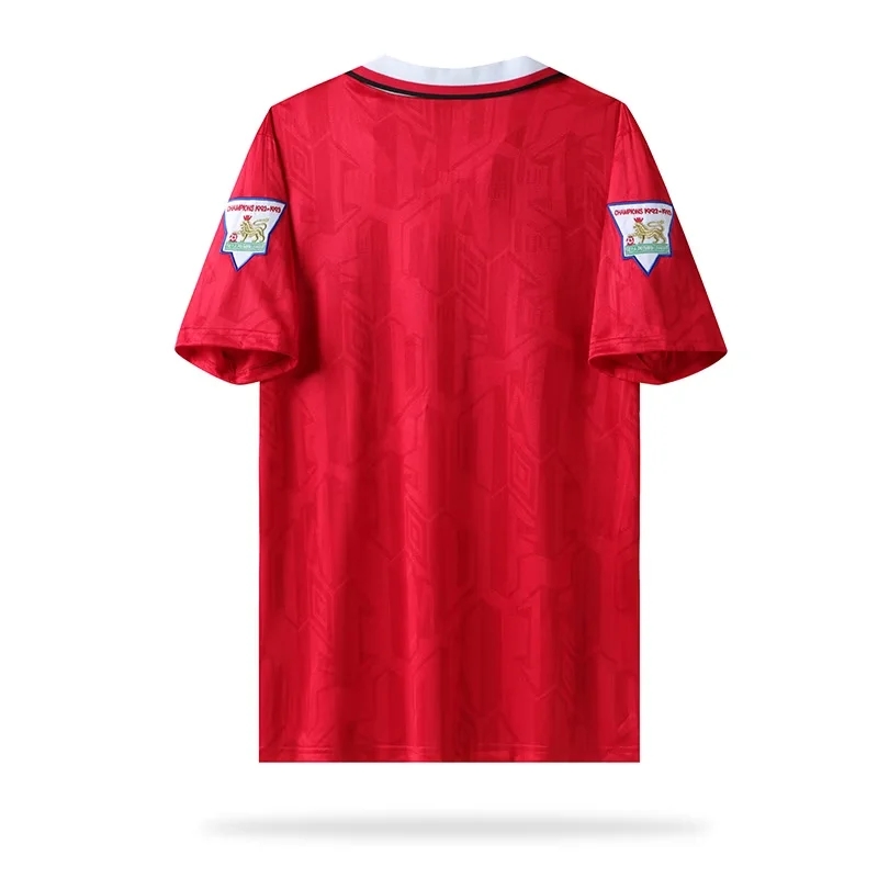 Retro Manchester United 1992-93 Home With Pacthes