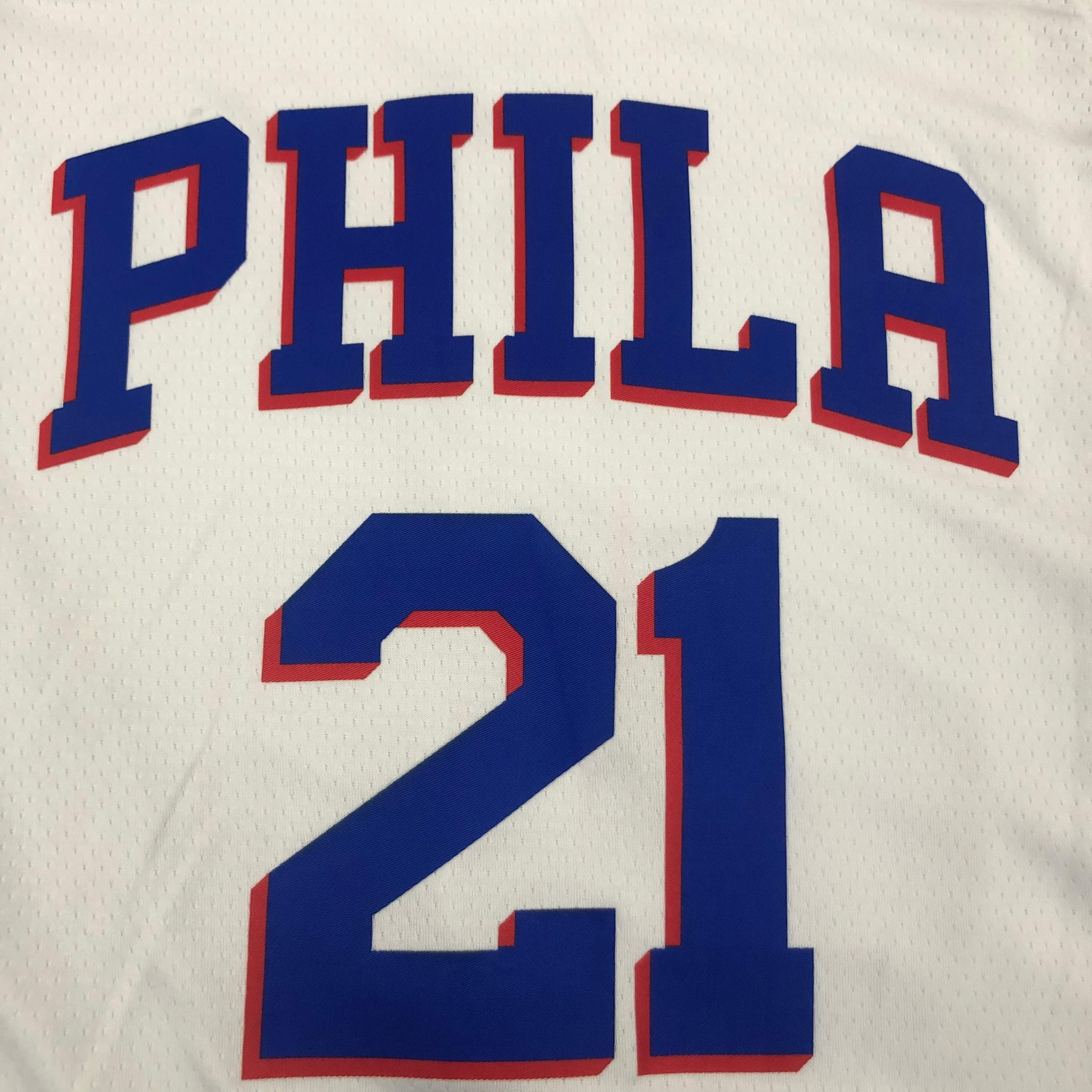 Philadelphia 76ers White V  #21