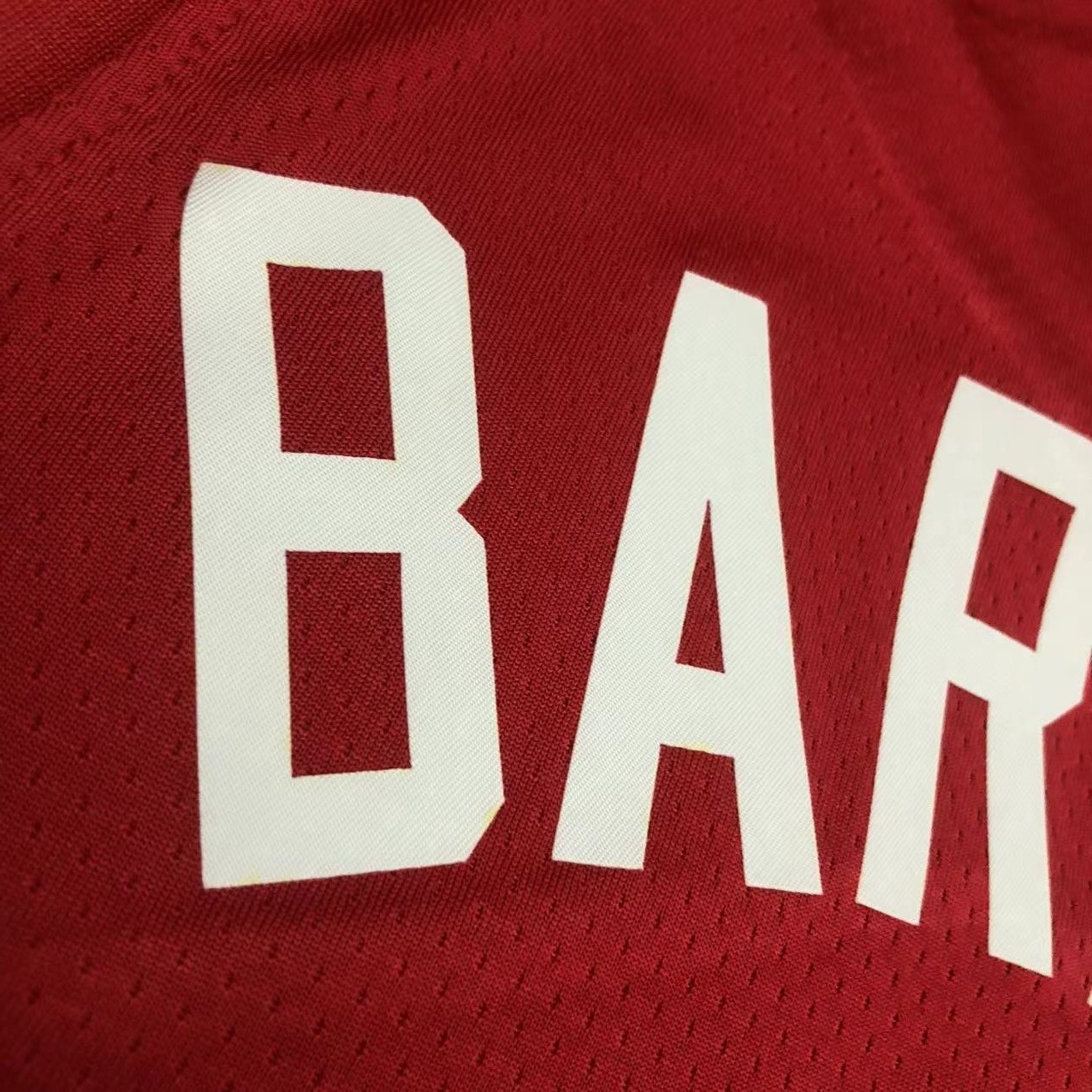 23 Season Toronto Raptors Away Red  No.4 Barnes