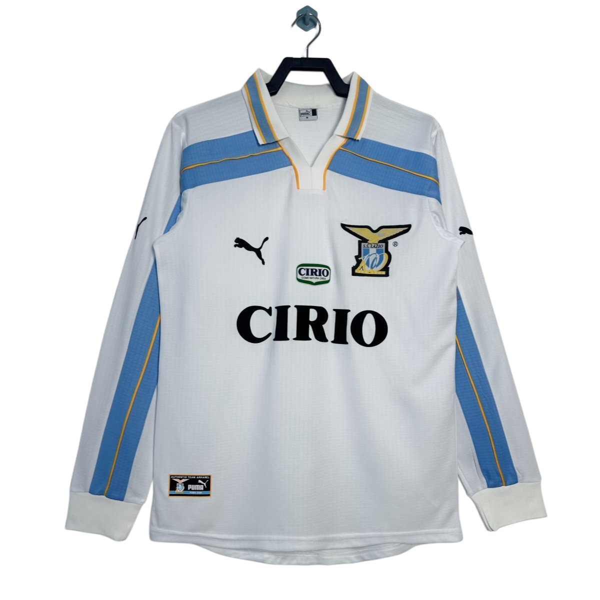 Retro 1998/00 Lazio Third Kit Long Sleeves S-XXL