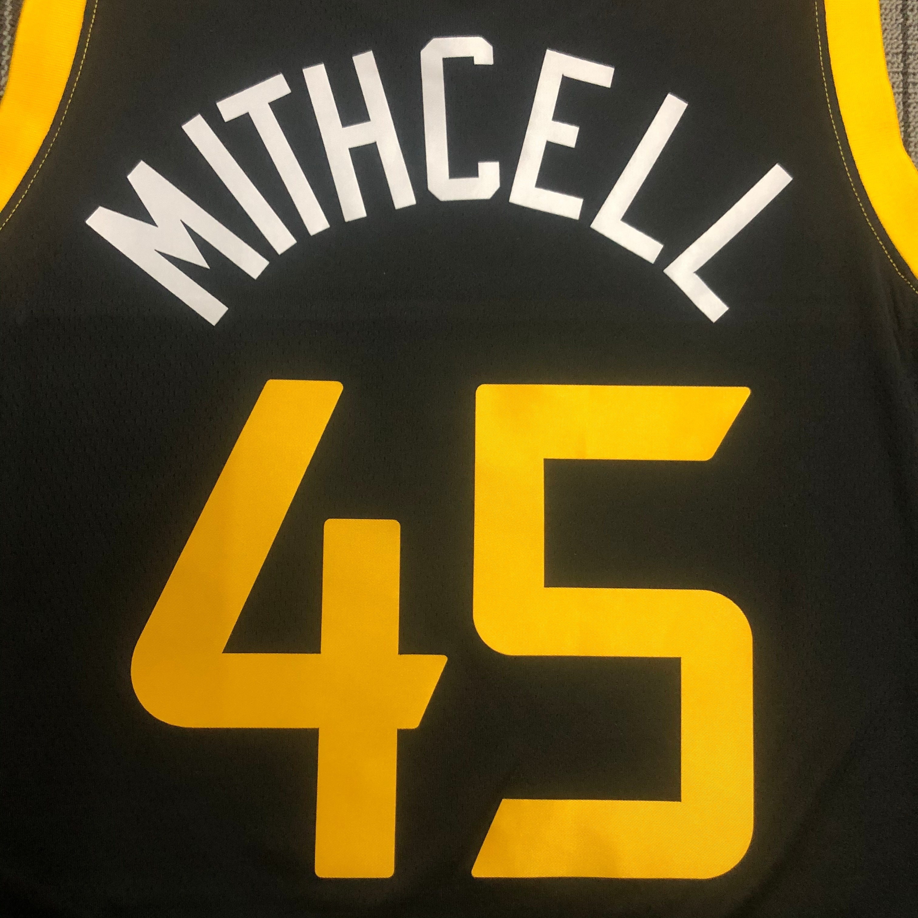 21 Season UTAH JAZZ City Verion No.45 Mitchell