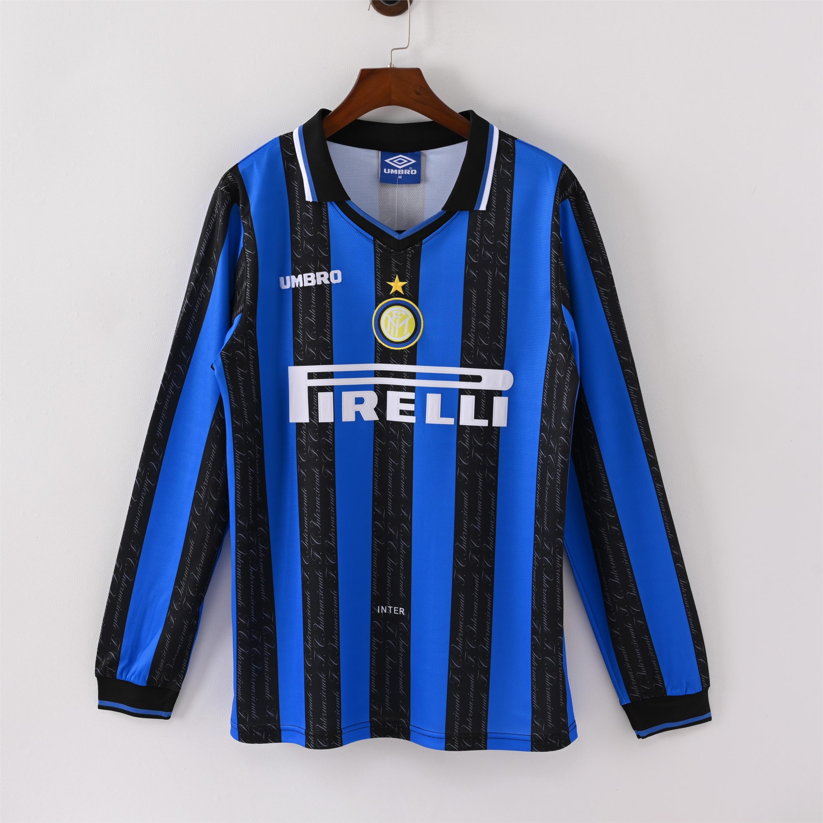 Retro Inter Milan 97/98 Home Long Sleeves
