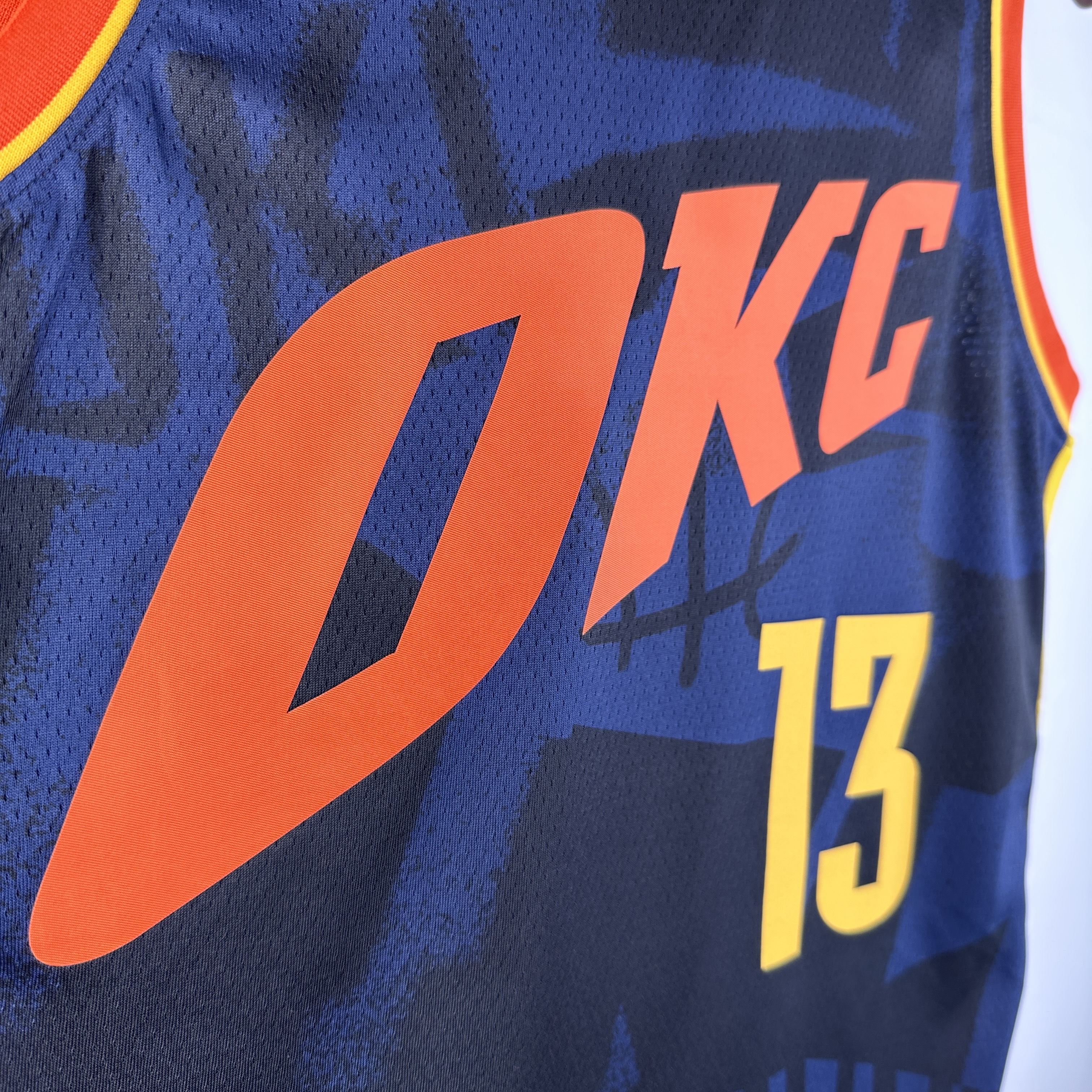 24 Season Oklahoma City Thunder City Edition #13 George