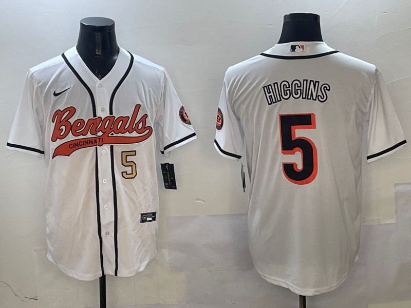 Cincinnati Bengals #5 WHITE