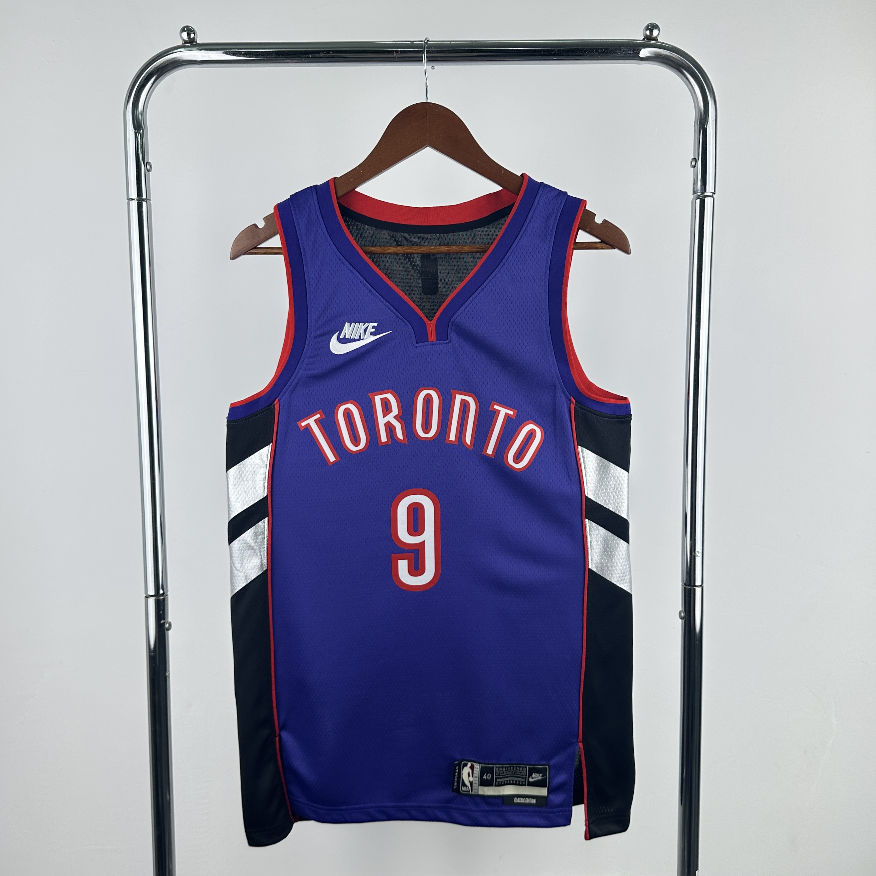 25 Season Toronto Raptors Purple  No.9 Barrett