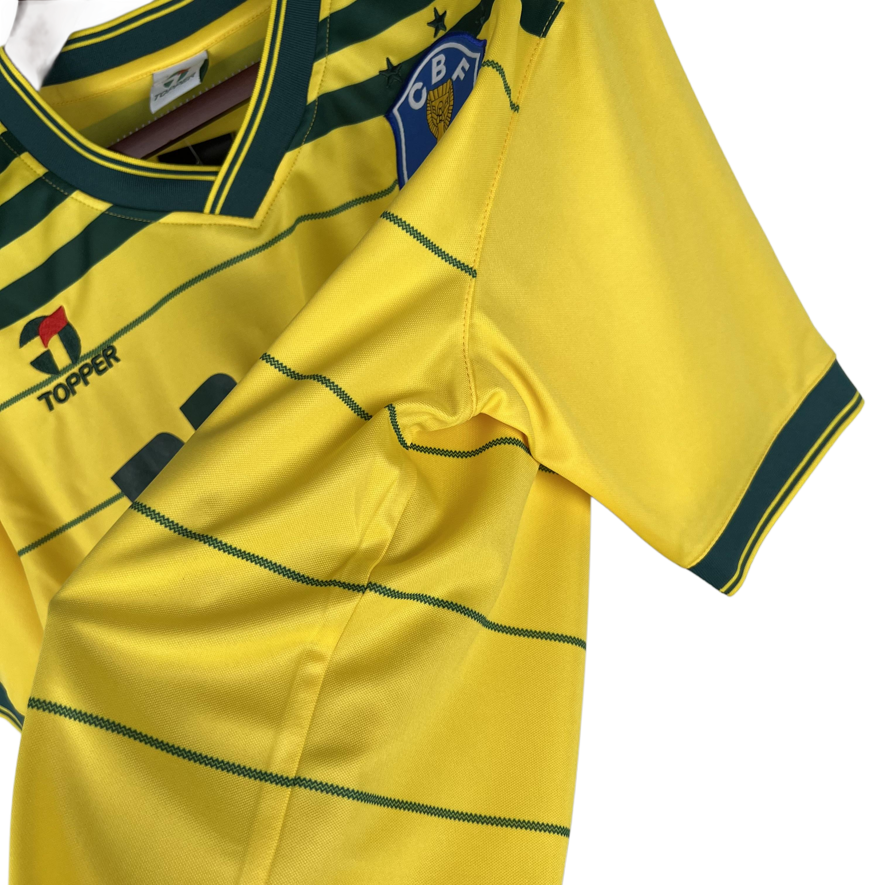 Retro  Brazil 1984 Home Yellow