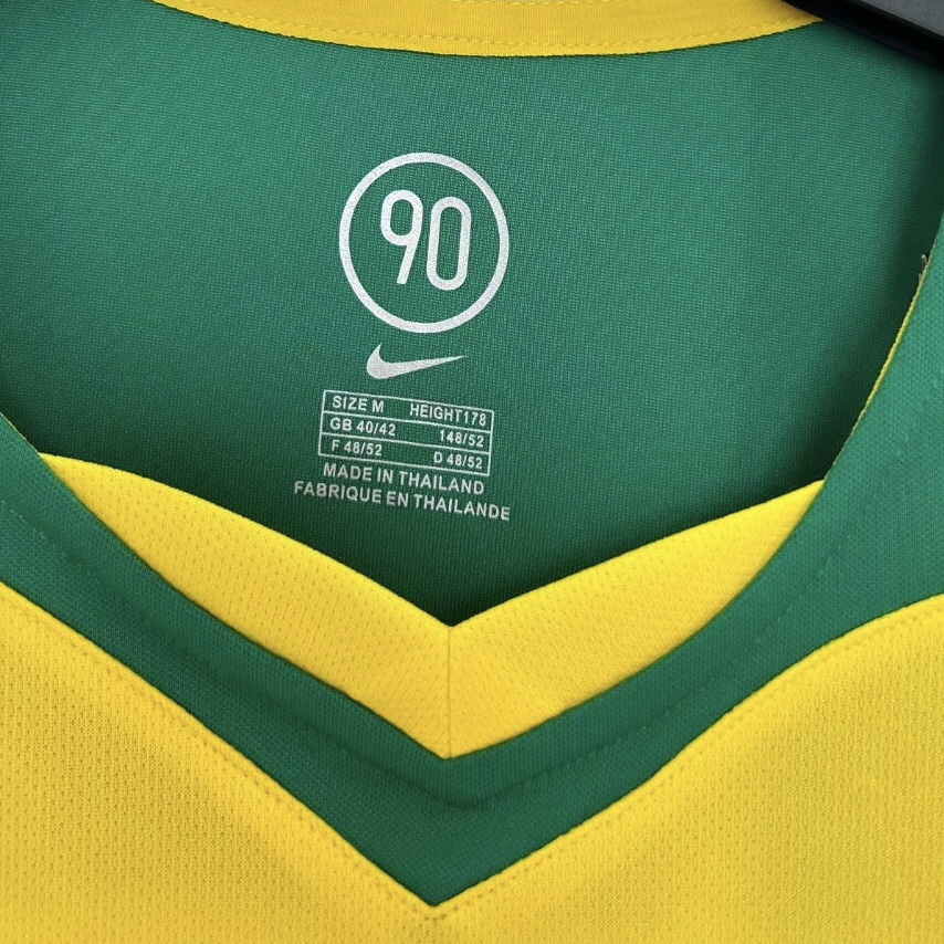 Retro  Brazil 2004 Home Yellow