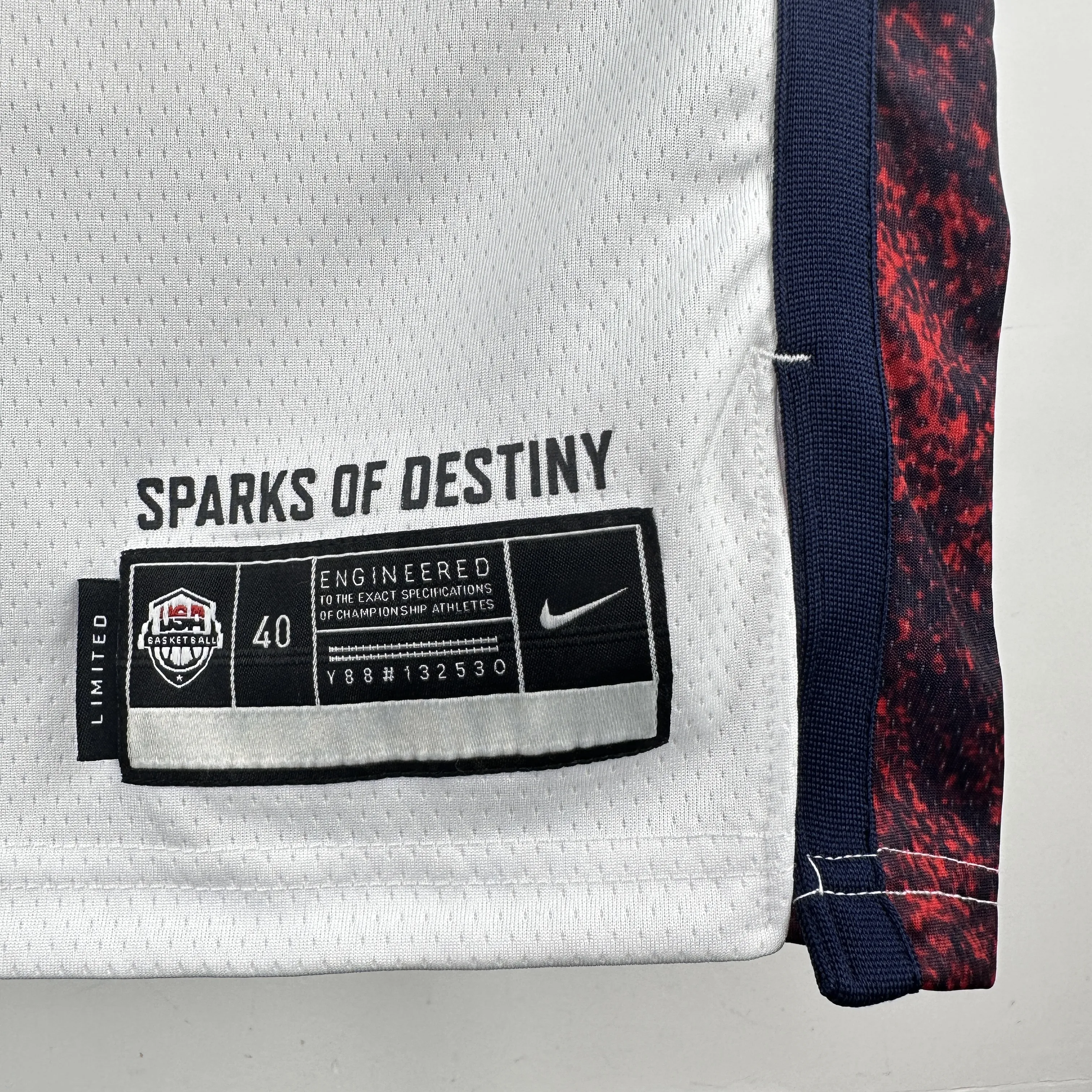 2024 Olympic Basketball USA White No.4 Curry