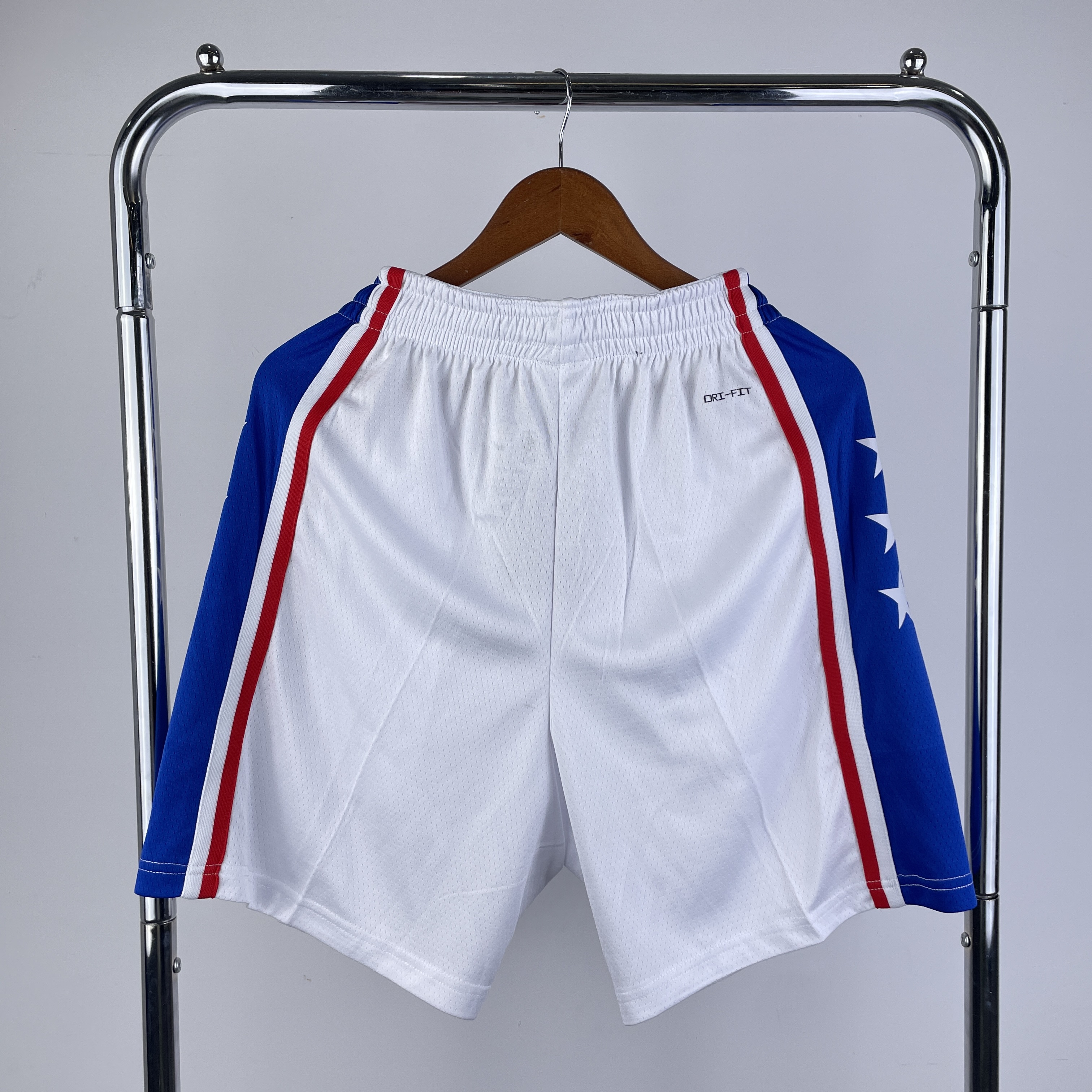 Philadelphia 76ers White Shorts