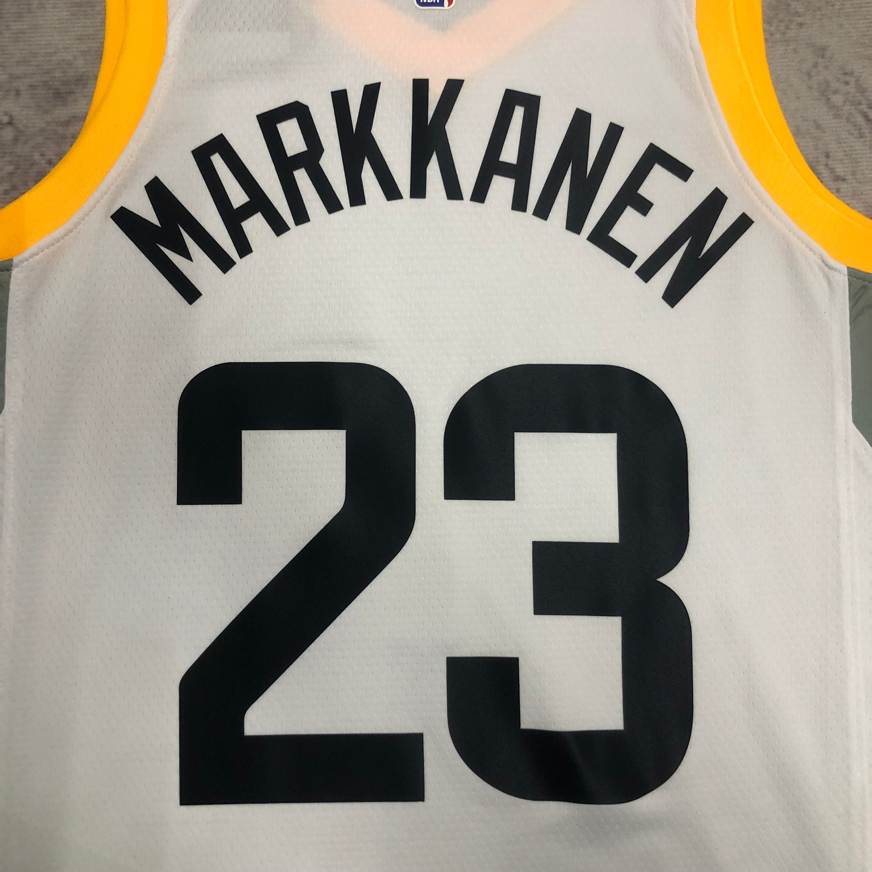 23 Season UTAH JAZZ Home White  No.23 Markkanen