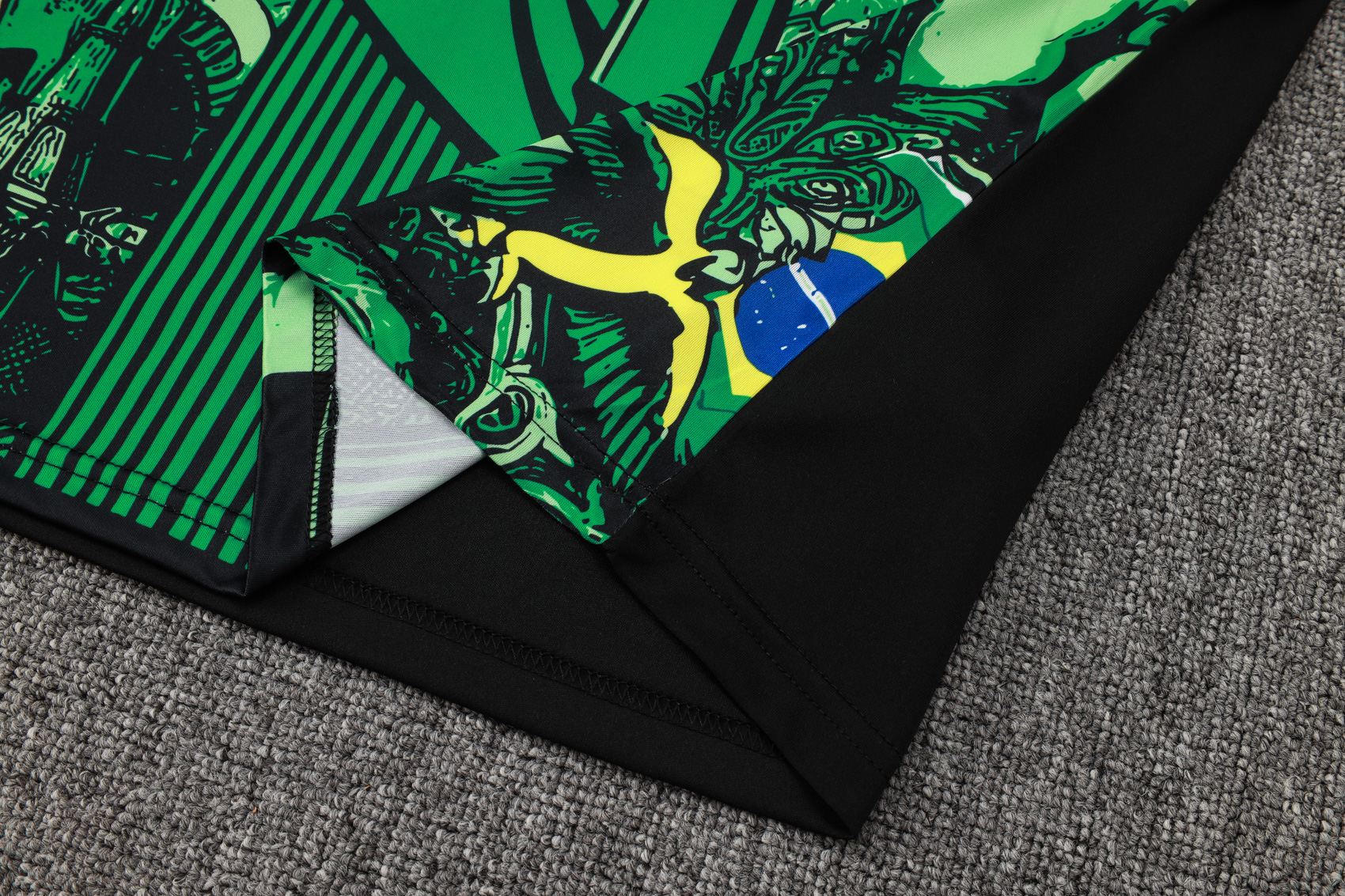 Brasil 2425 Short Sleeves Training Suit Green S-XXL