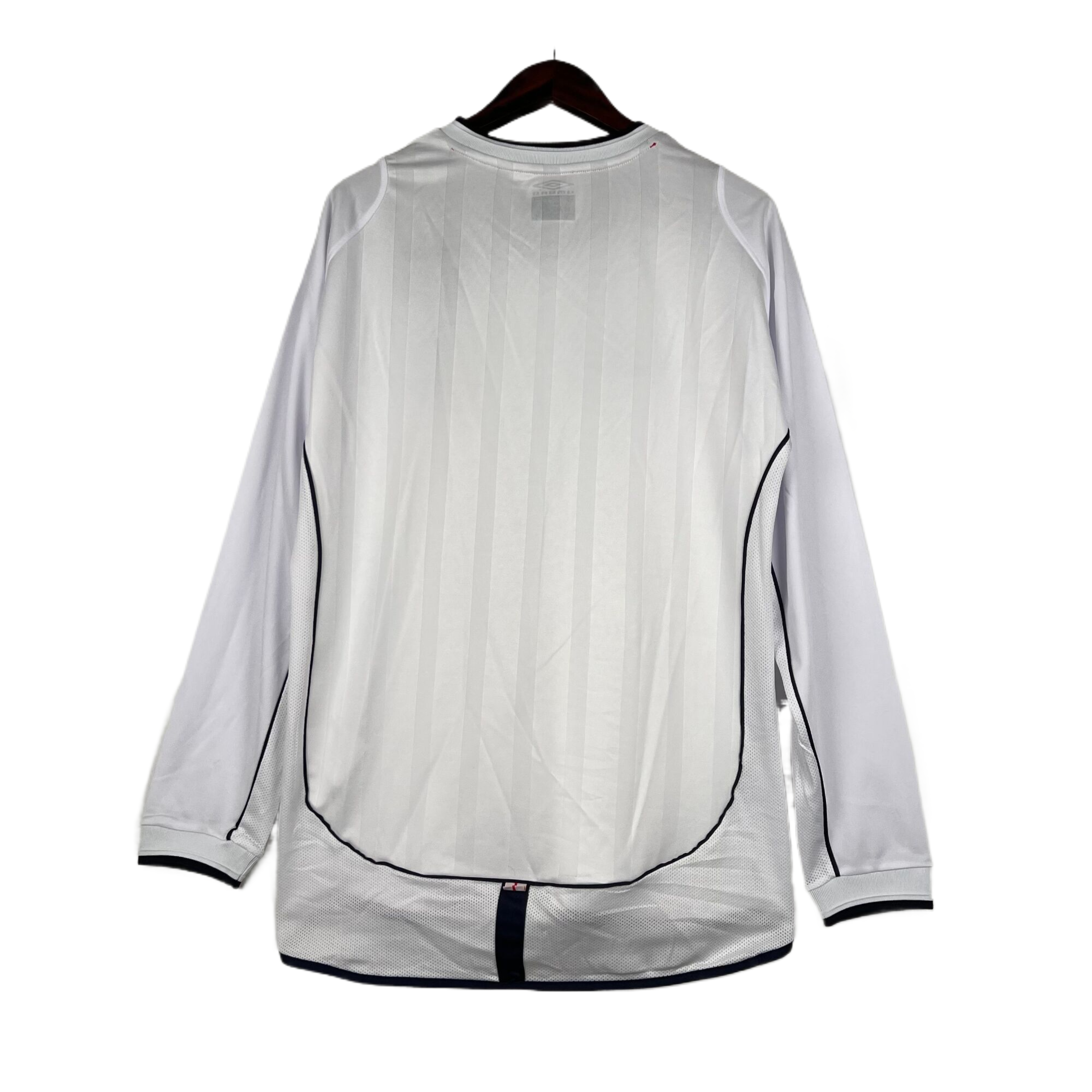 Retro  England 2002 Home Long Sleeves White