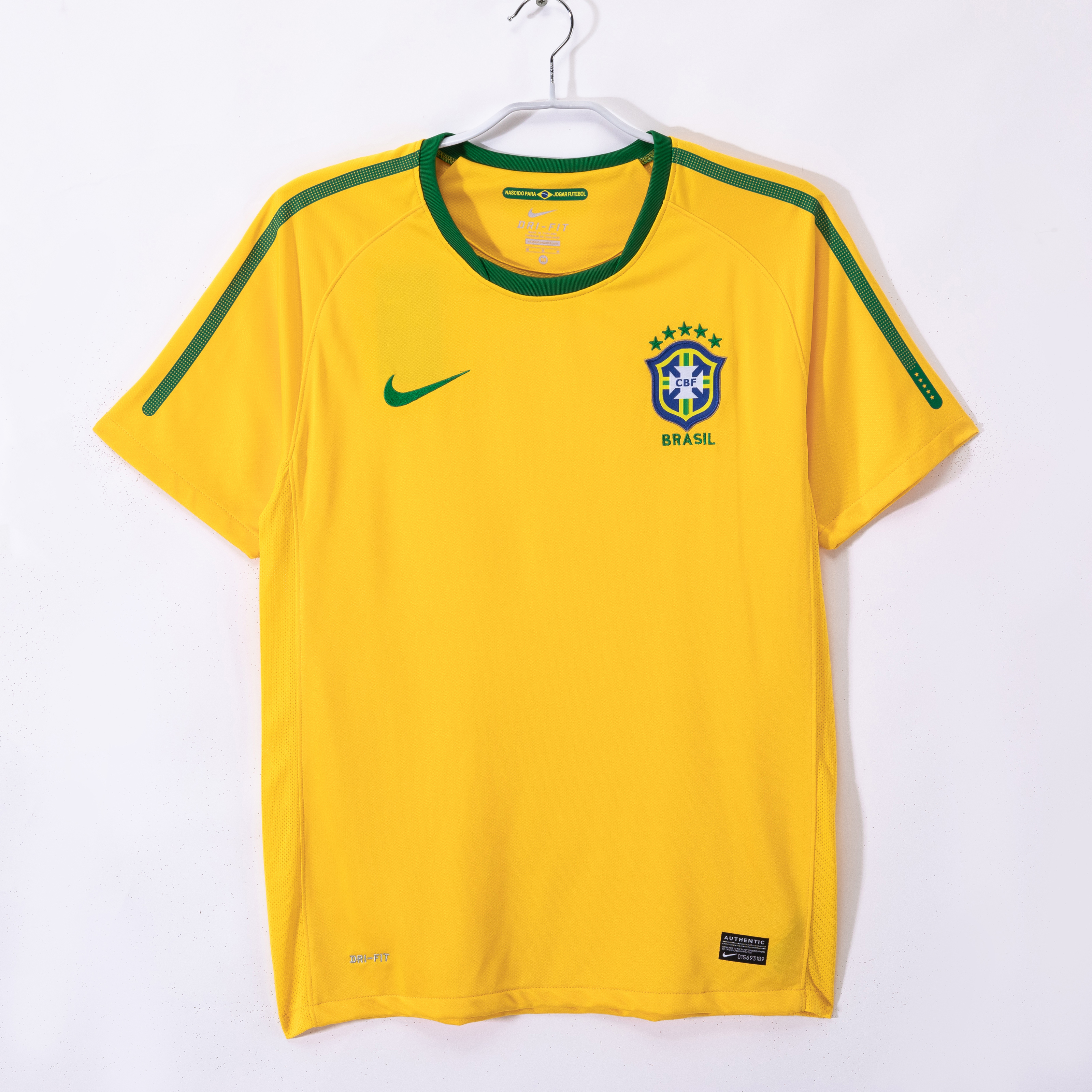 Retro  Brazil 2010 Home Yellow
