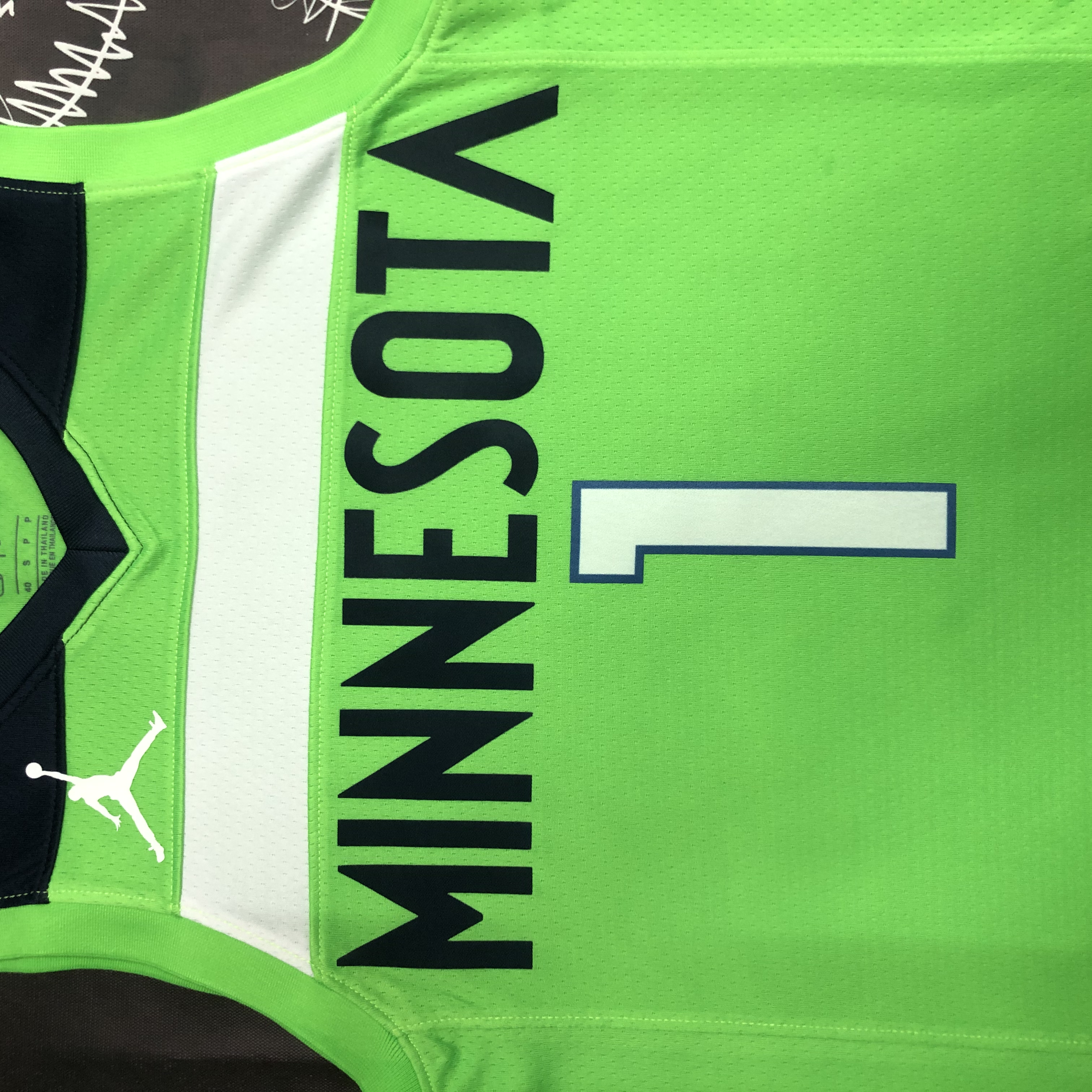 MINNESOTA TIMBERWOLVES GREEN  NO.1 EDWARDS