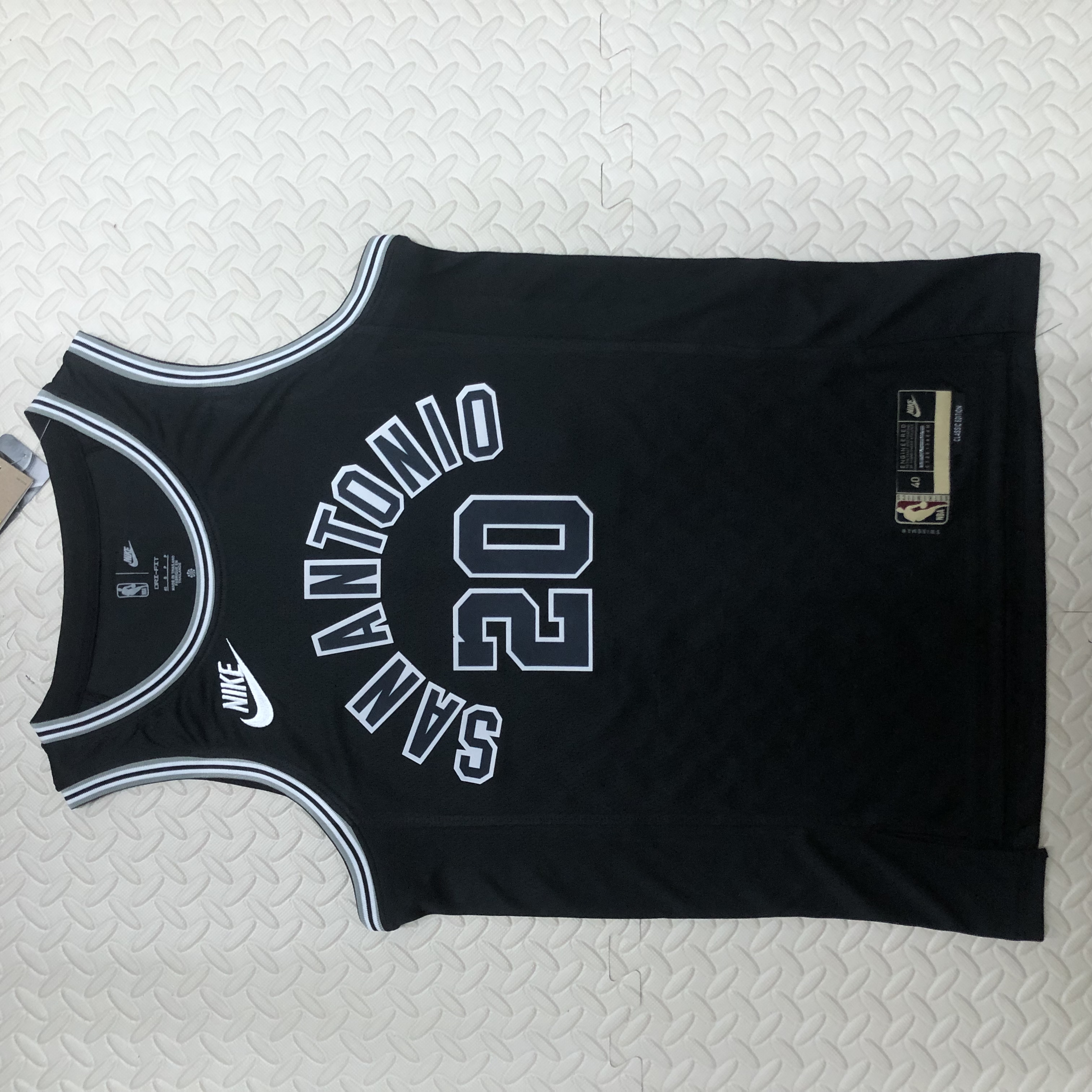 23 Season SAN ANTONIO SPURS Black  #20