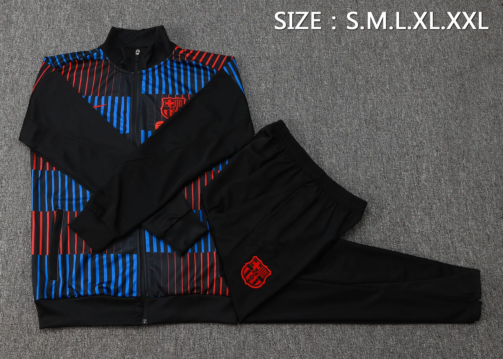 Adult/ Kids Barcelona 2425 full zipper Training Suit A827