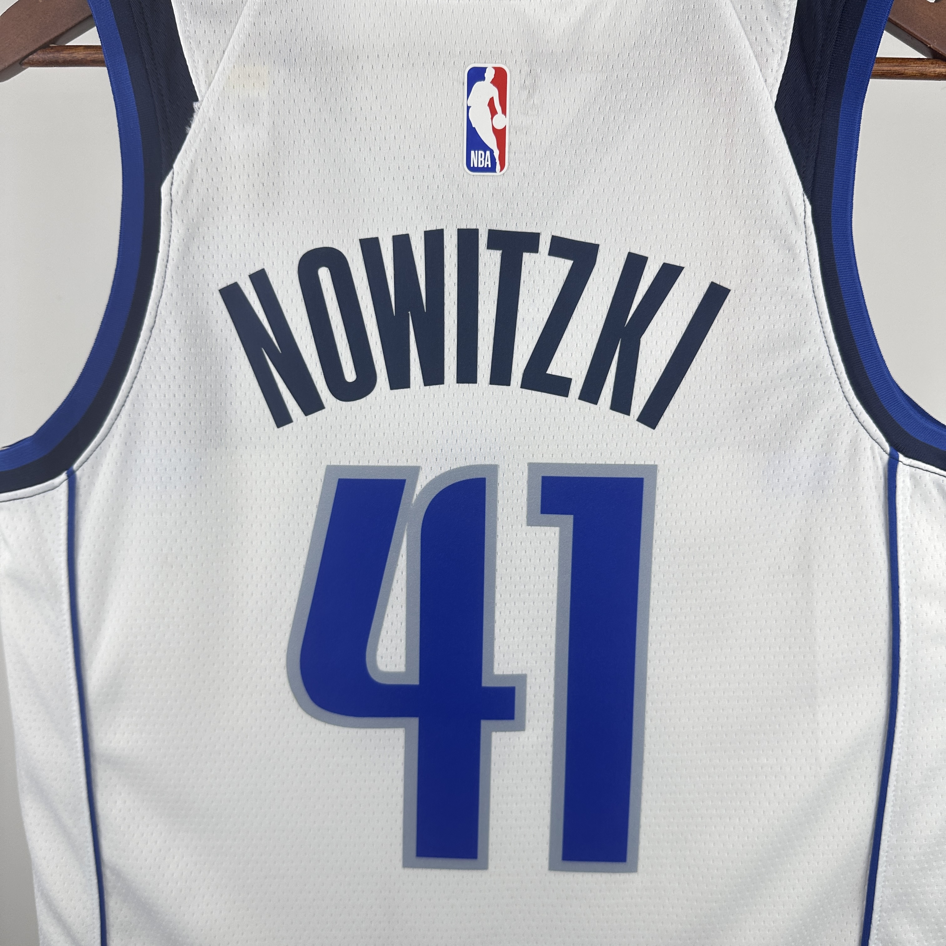Dallas Mavericks White#41