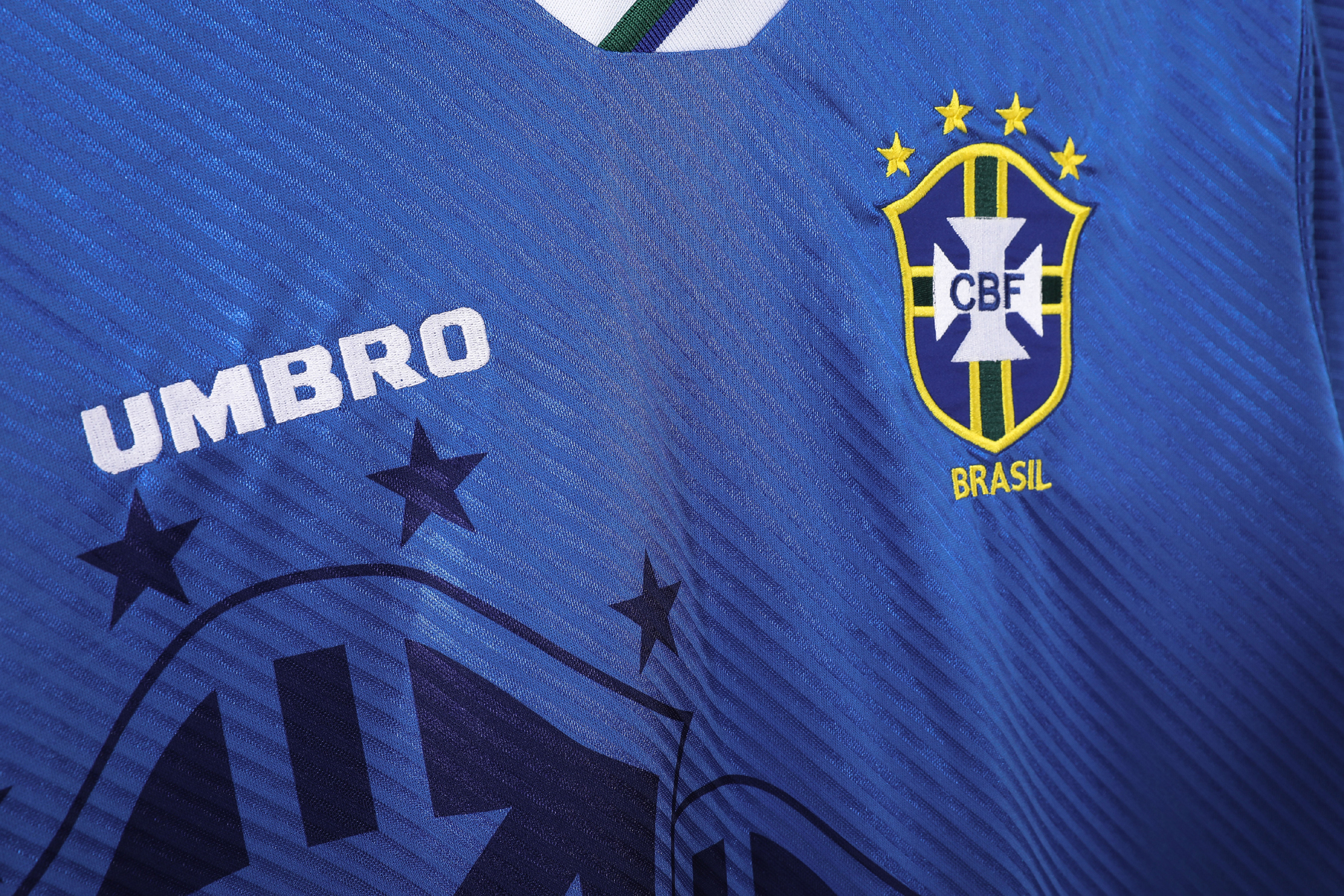 Retro  Brazil 1996 Away Blue