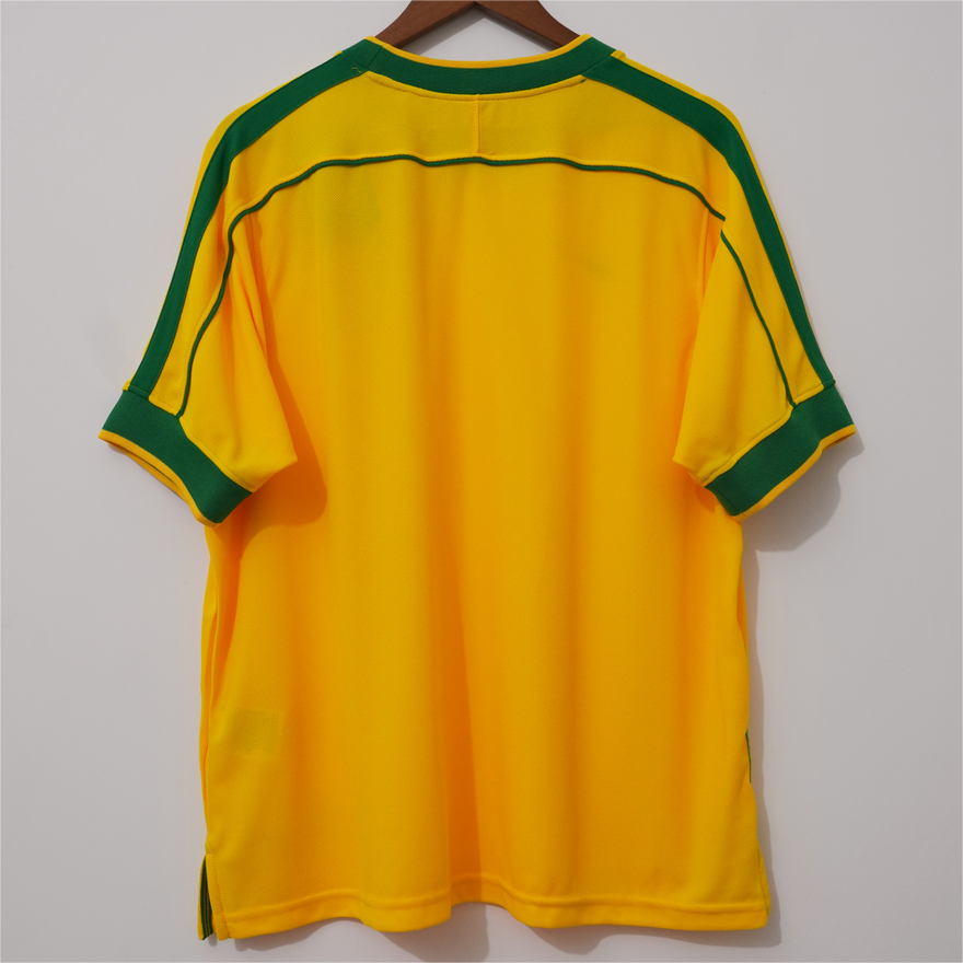 Retro Brazil 1998 Home Kit S-4XL