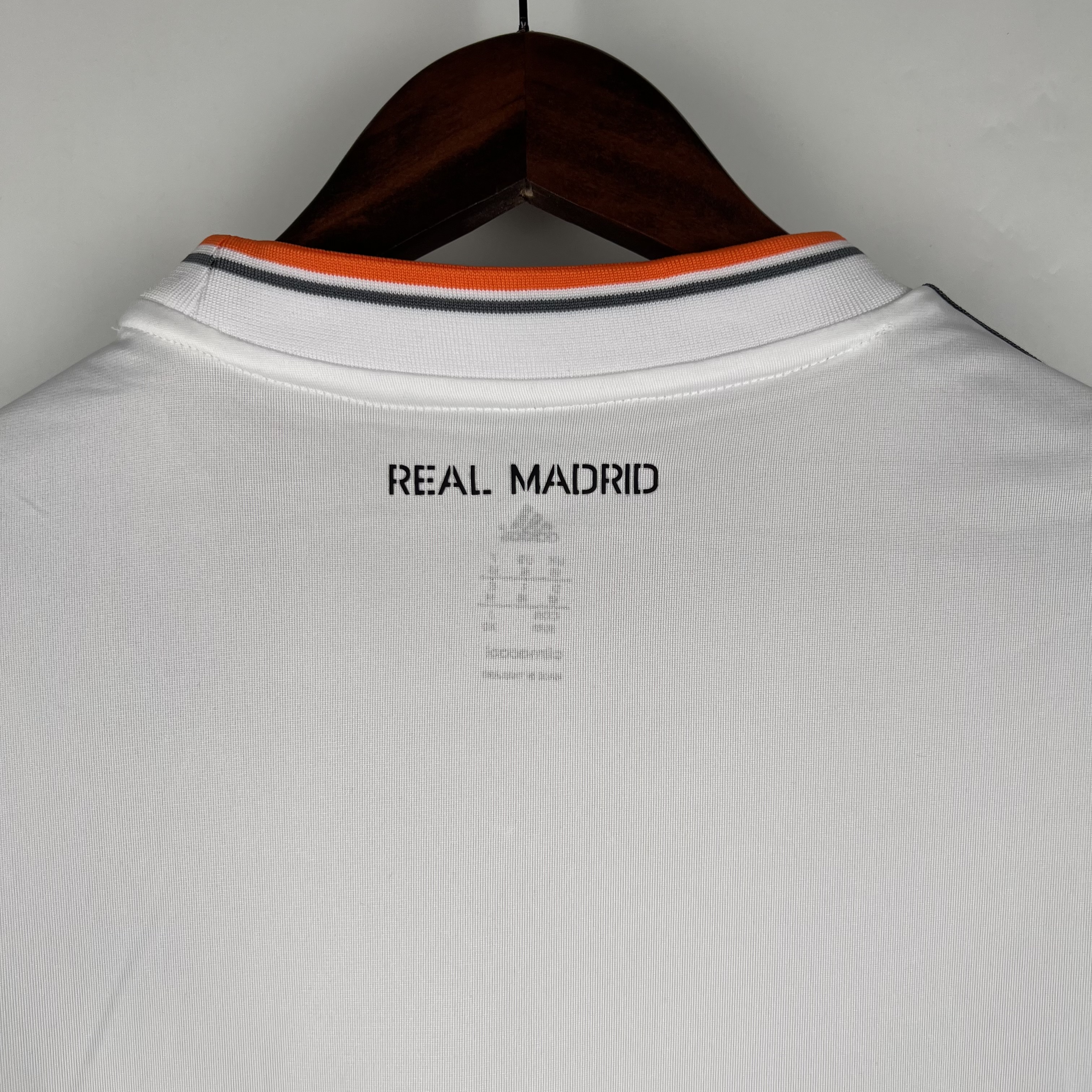 Retro  Real Mαdrid 13/14 Home White Long Sleeves