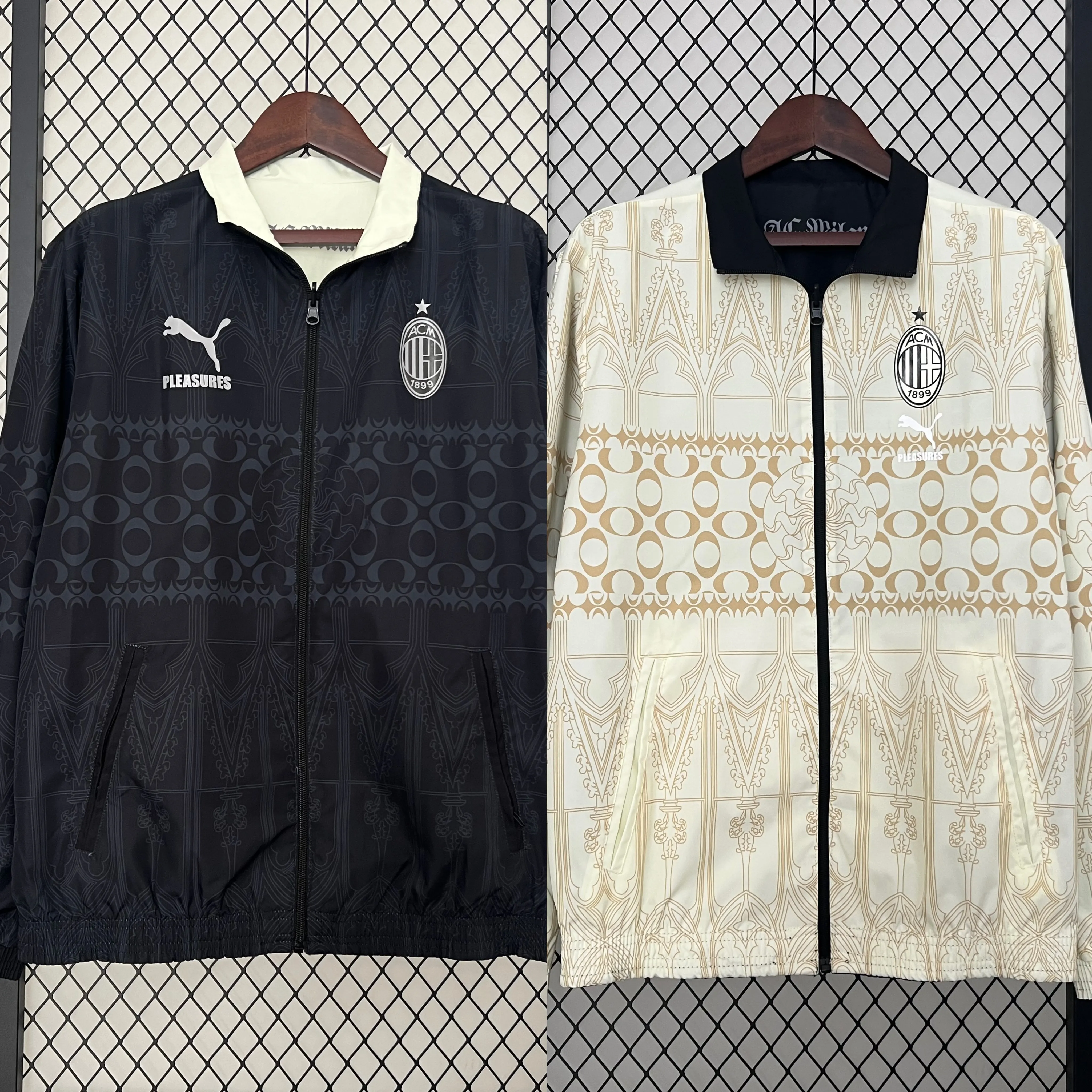 AC Milan Trench Coat Reversible S-3XL