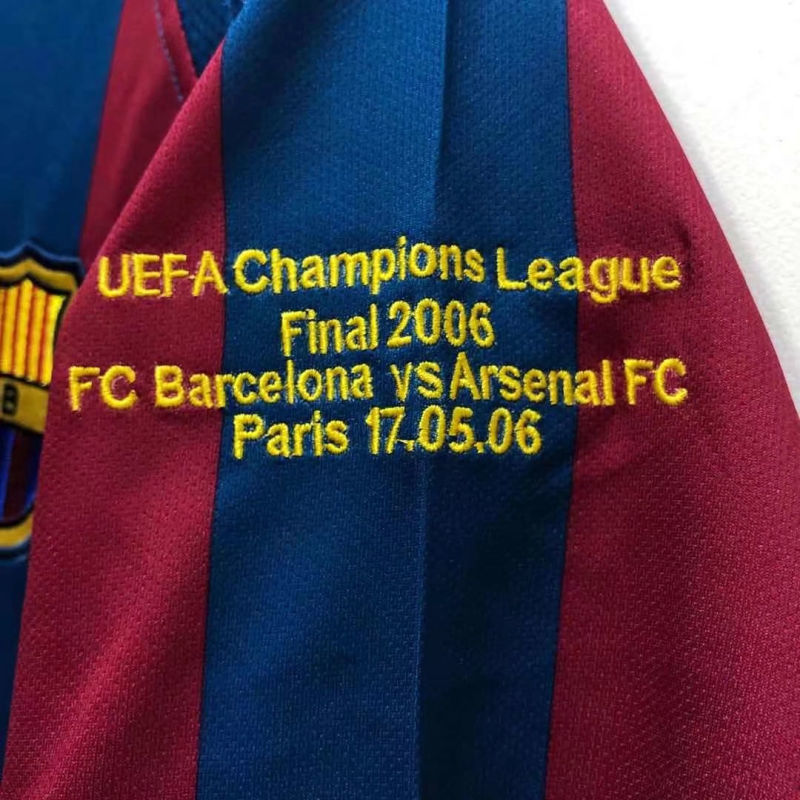 Retro Barcelona 05/06 UCL Home S~XXL