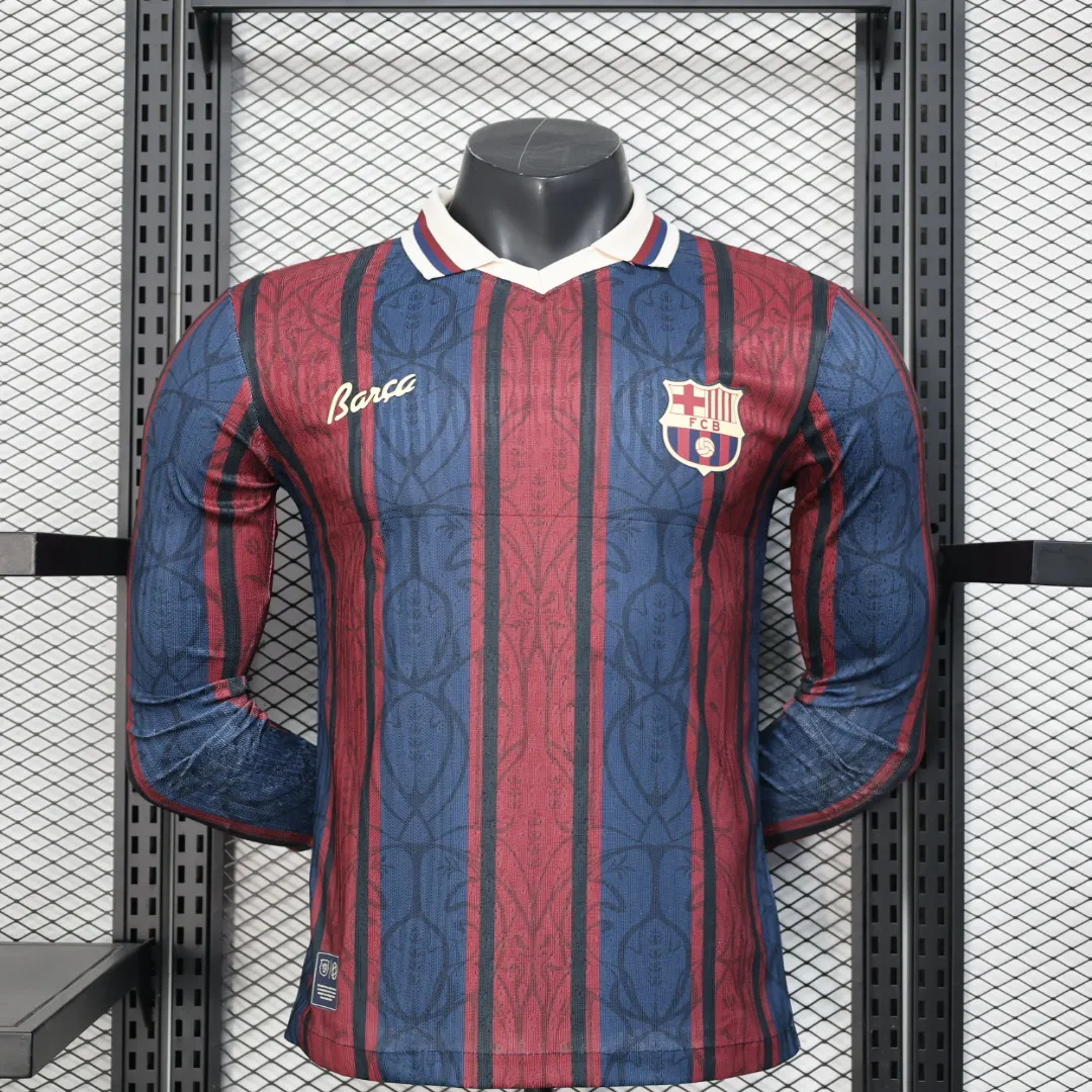 Player Version Barcelona 25/26 125th Anniversary  Long Sleeves S-XXL