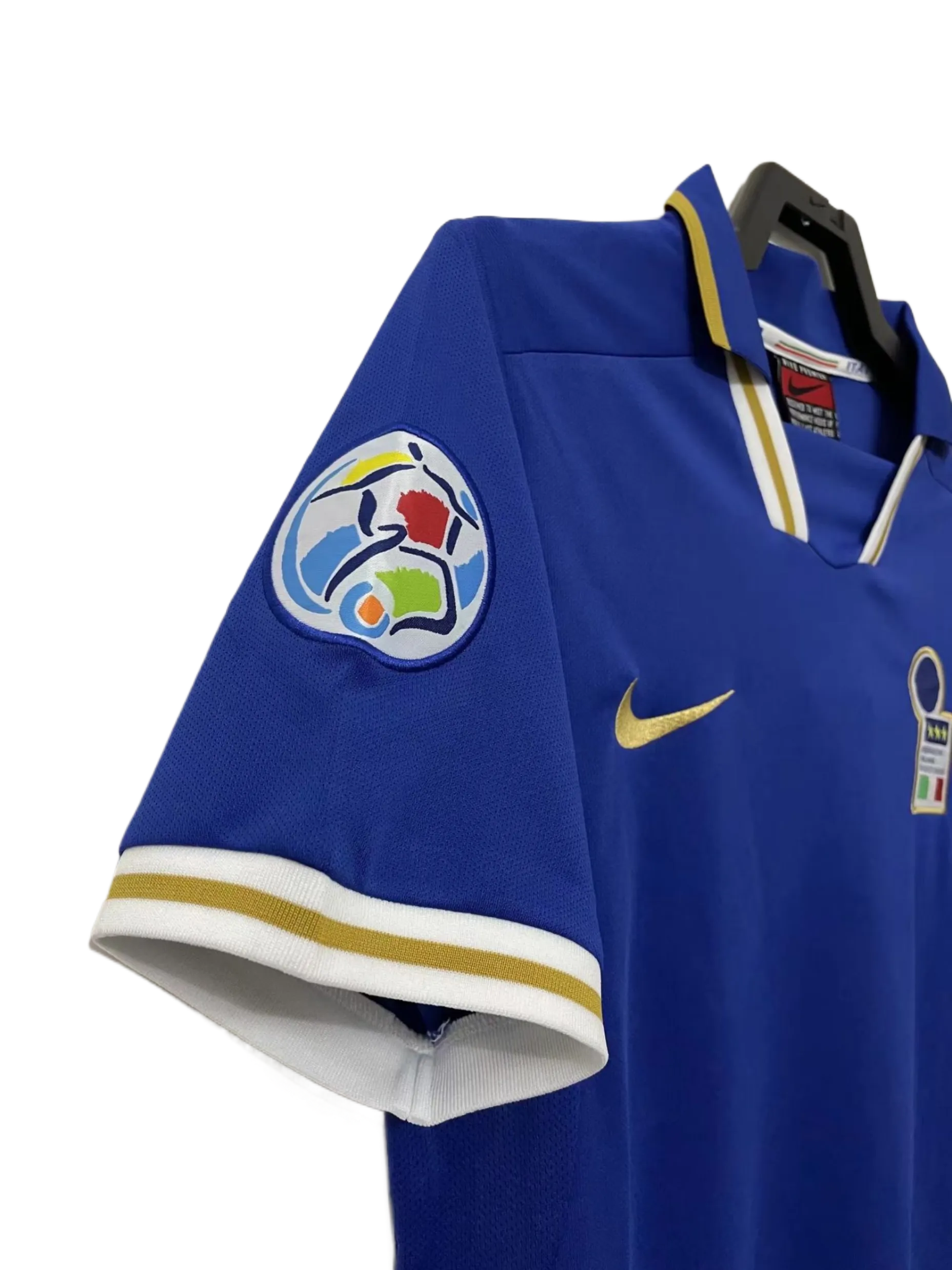 Retro  Italy 1996 Home Blue with badges