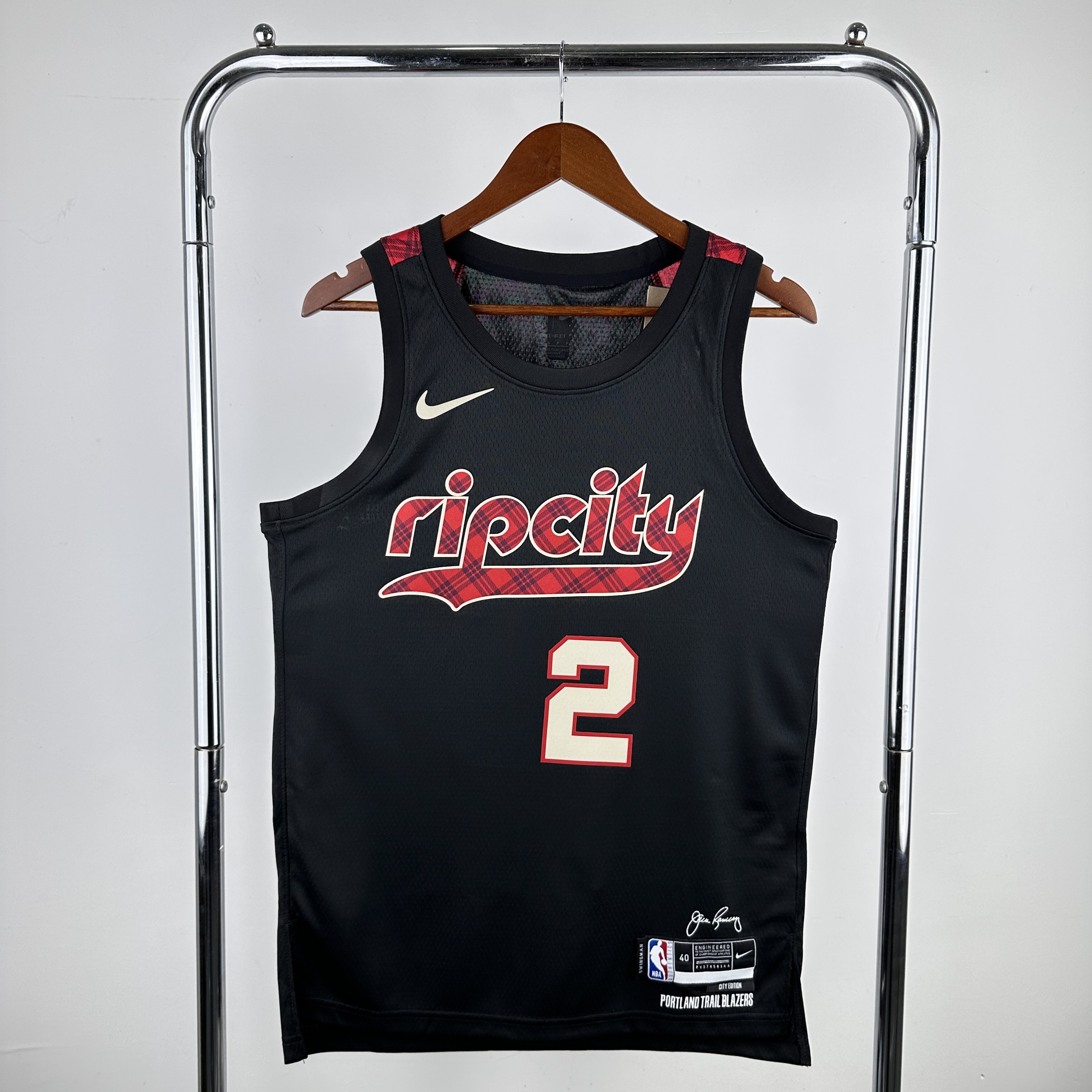 24 Season Portland Trail Blazers City Edition No.2 Ayton